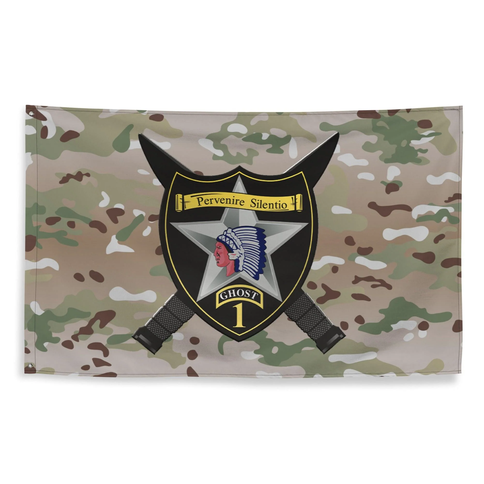 1st SBCT 2d ID "Ghost Brigade" OCP Multicam Camo Flag - Image 4