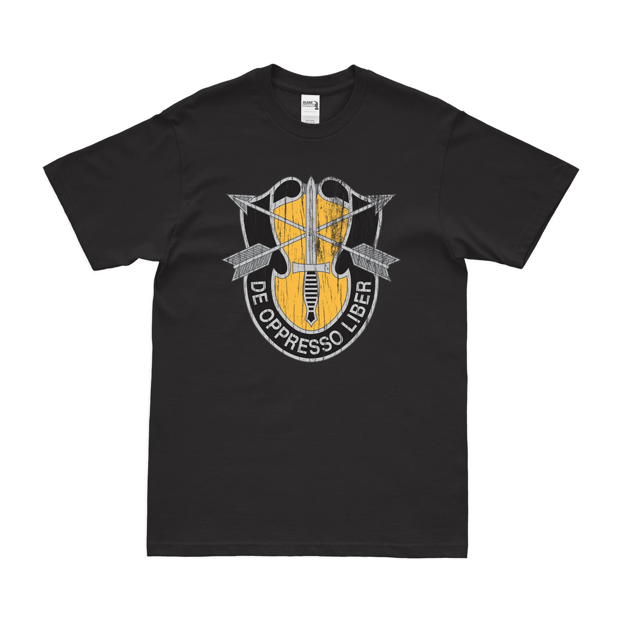 1st SFG (A) De Oppresso Liber Emblem T-Shirt - Image 3