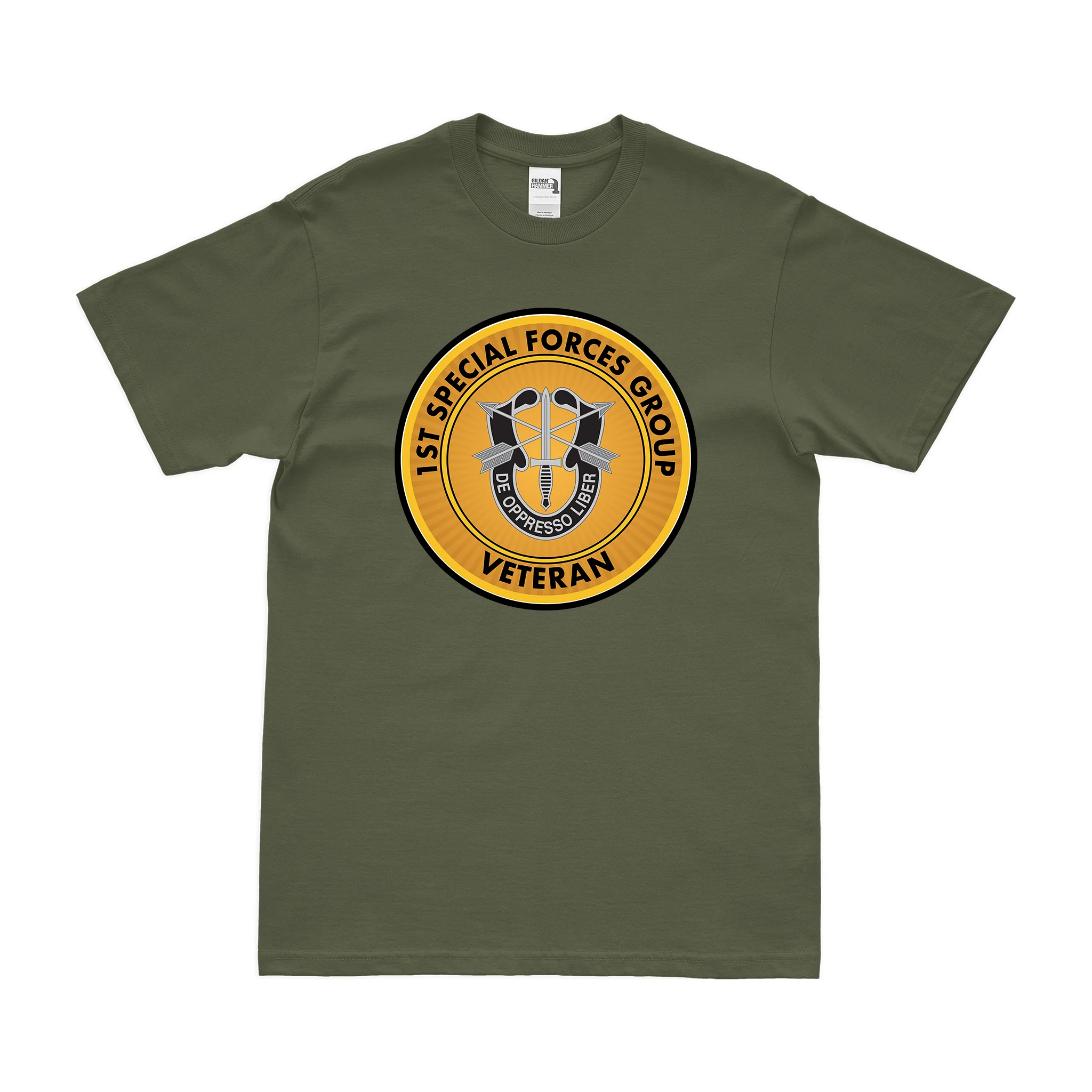 1st Special Forces Group (1st SFG) Veteran T-Shirt - Image 2