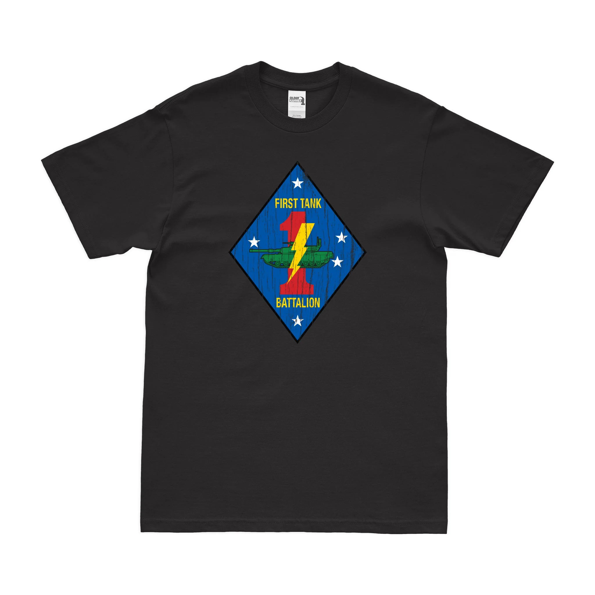 1st Tank Battalion USMC T-Shirt - Image 3