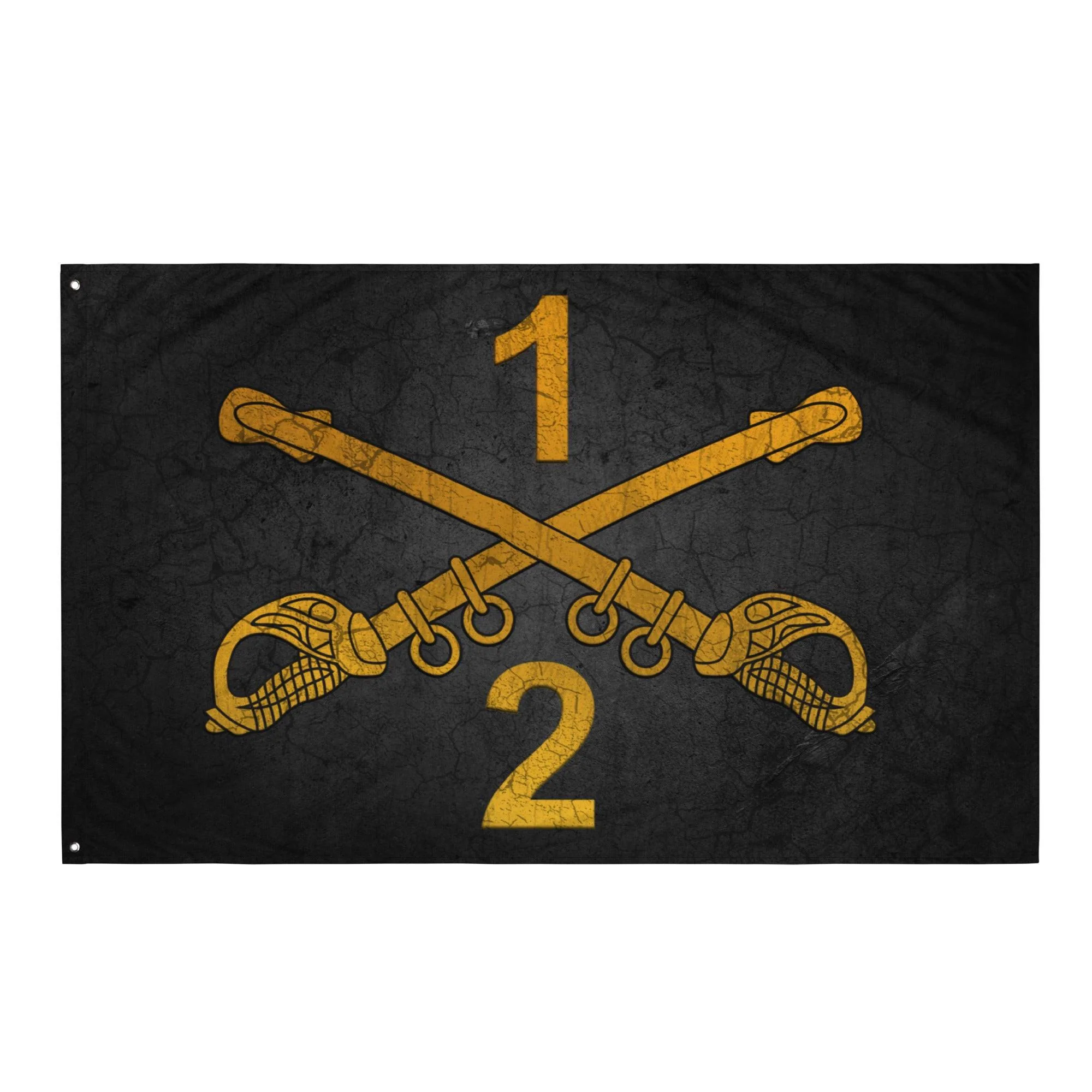 2-1 CAV Cavalry Sabers Black Flag - Image 4