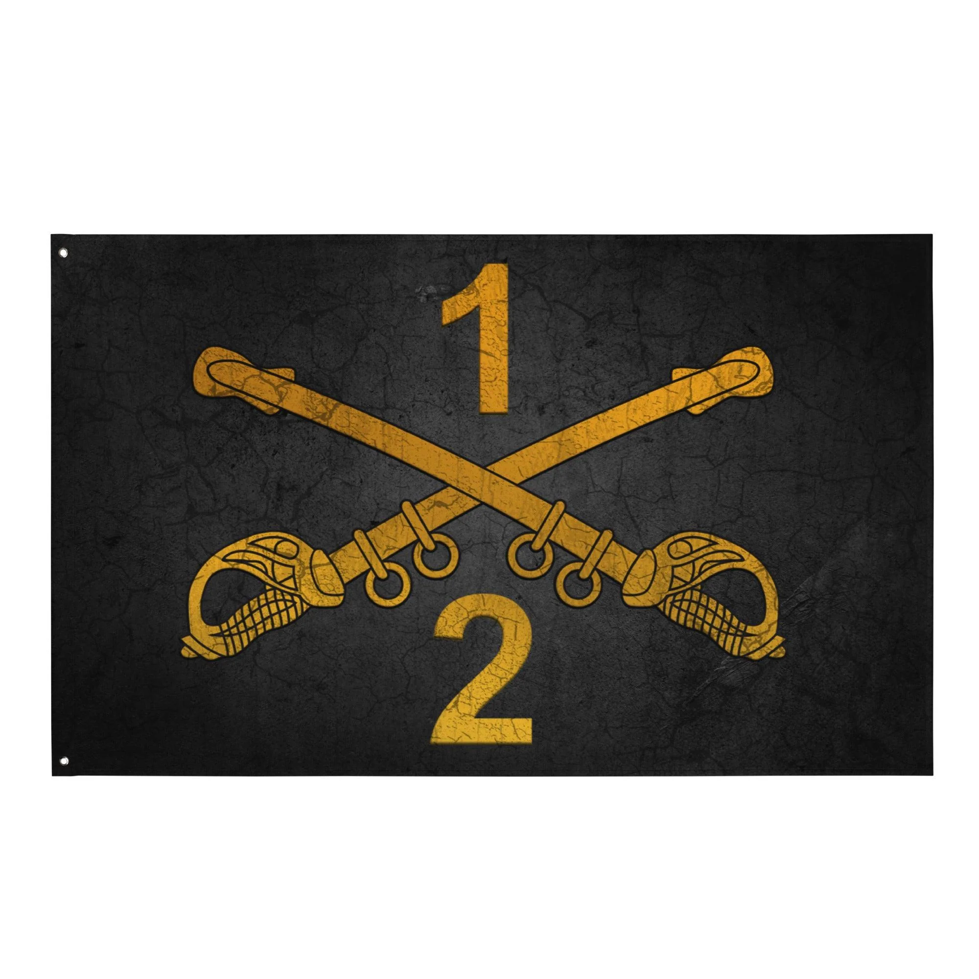 2-1 CAV Cavalry Sabers Black Flag - Image 5
