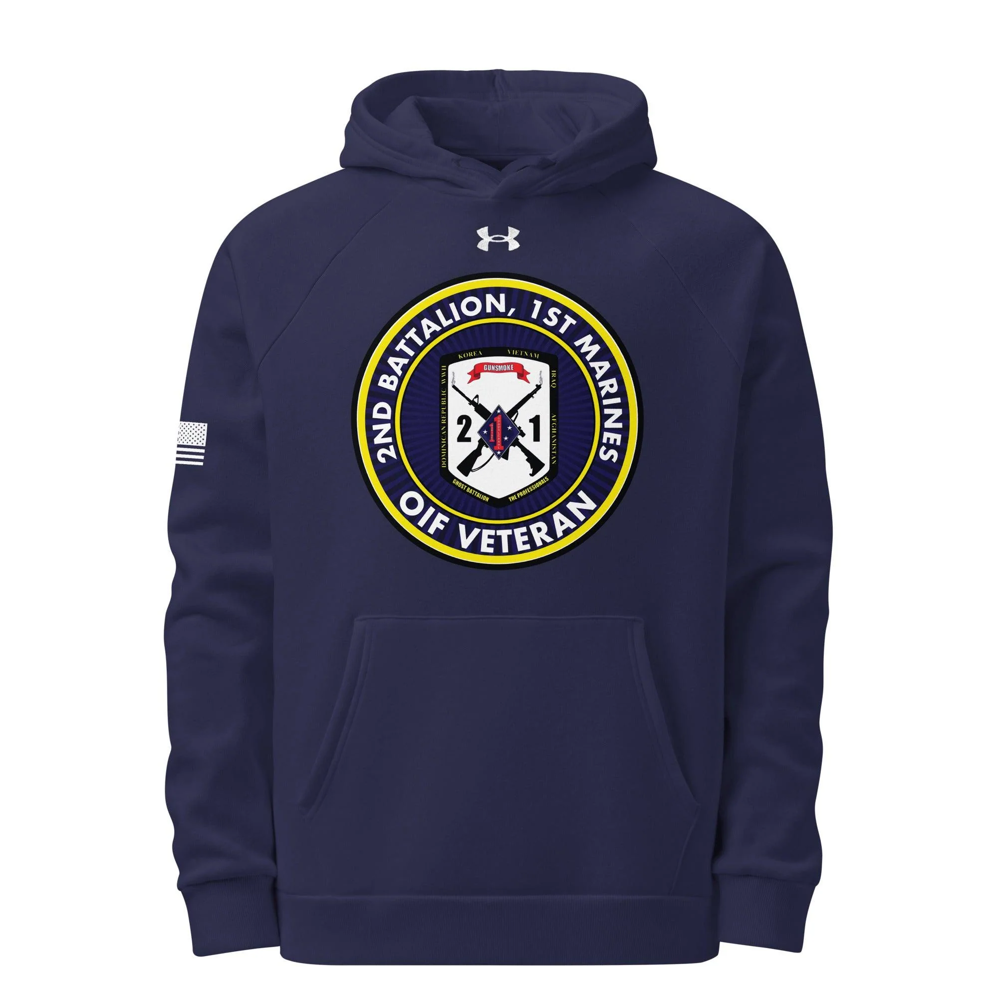 2/1 Marines OIF Veteran Under Armour® Hoodie - Image 5
