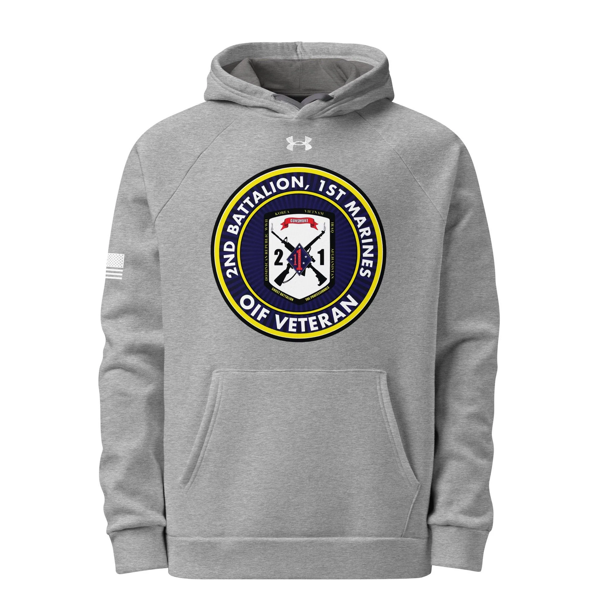 2/1 Marines OIF Veteran Under Armour® Hoodie - Image 9