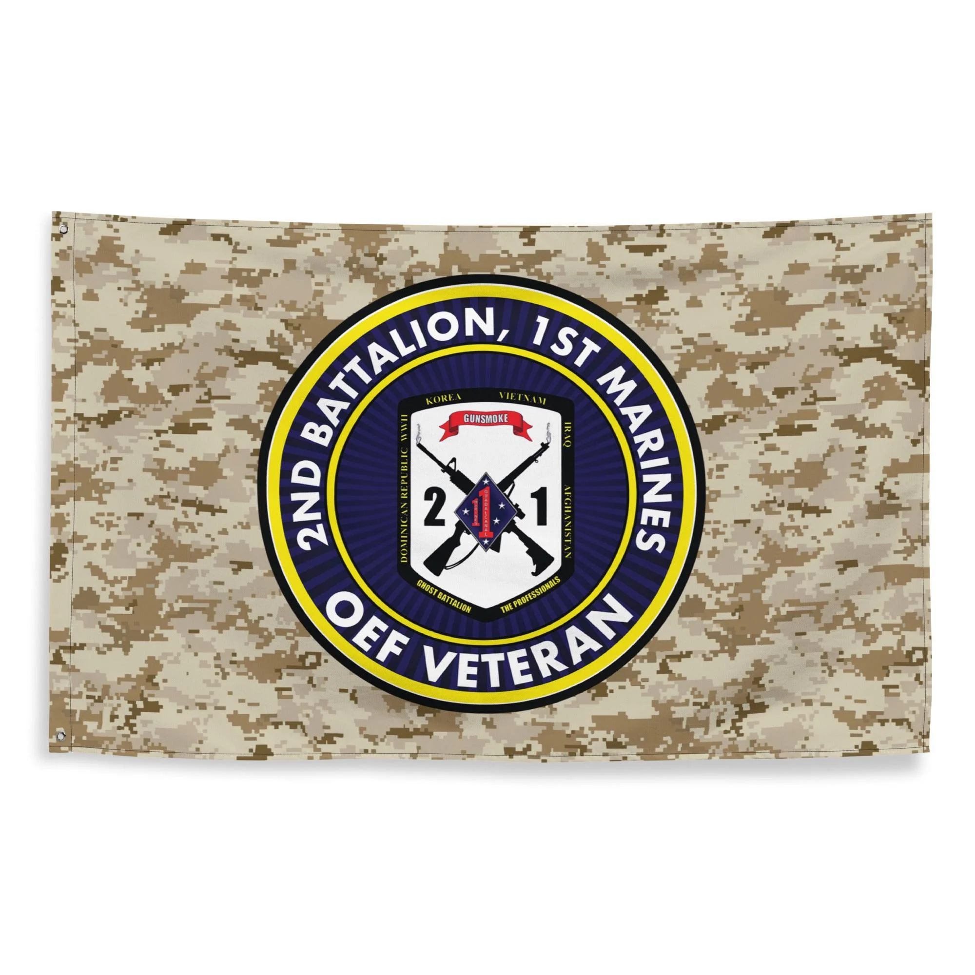 2/1 Marines Operation Enduring Freedom Veteran MARPAT Flag - Image 4