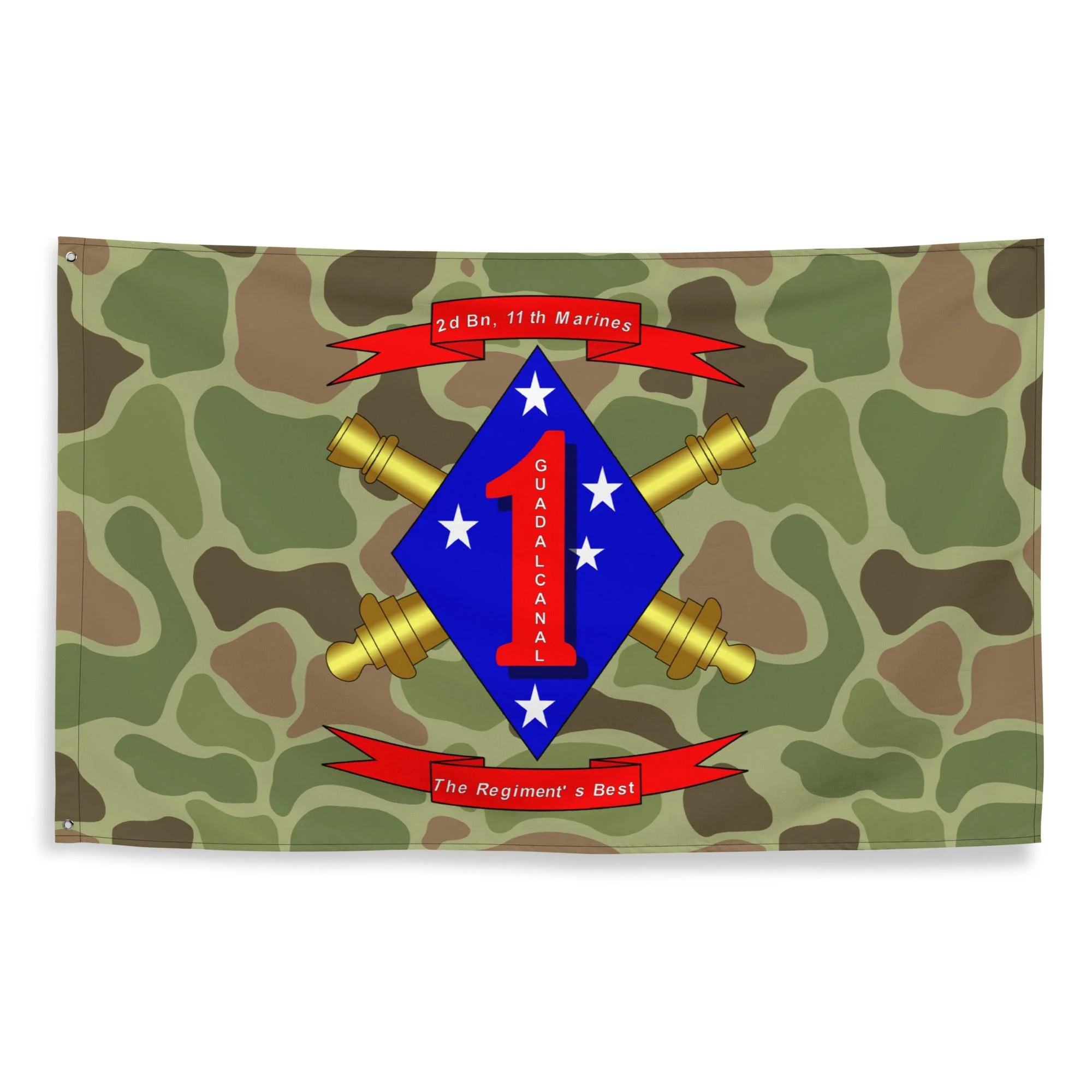 2/11 Marines Frogskin Camo USMC Flag - Image 4