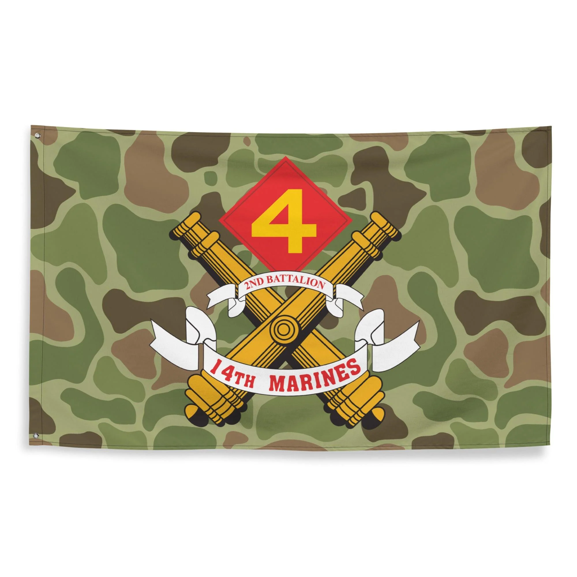 2/14 Marines Frogskin Camo USMC Flag - Image 4