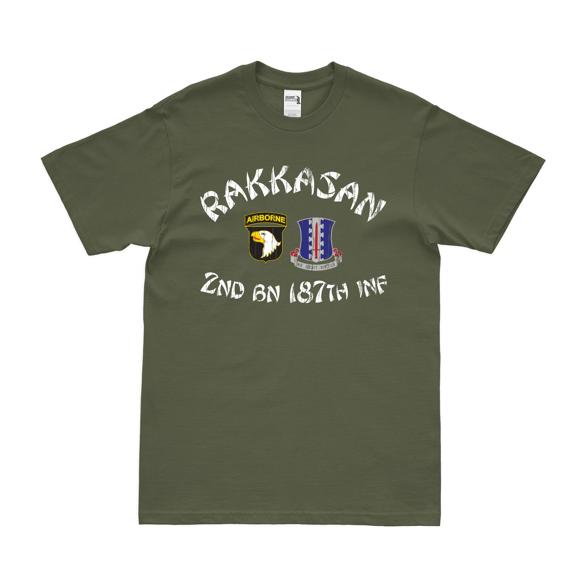 2-187 Infantry Rakkasan Raiders T-Shirt - Image 4