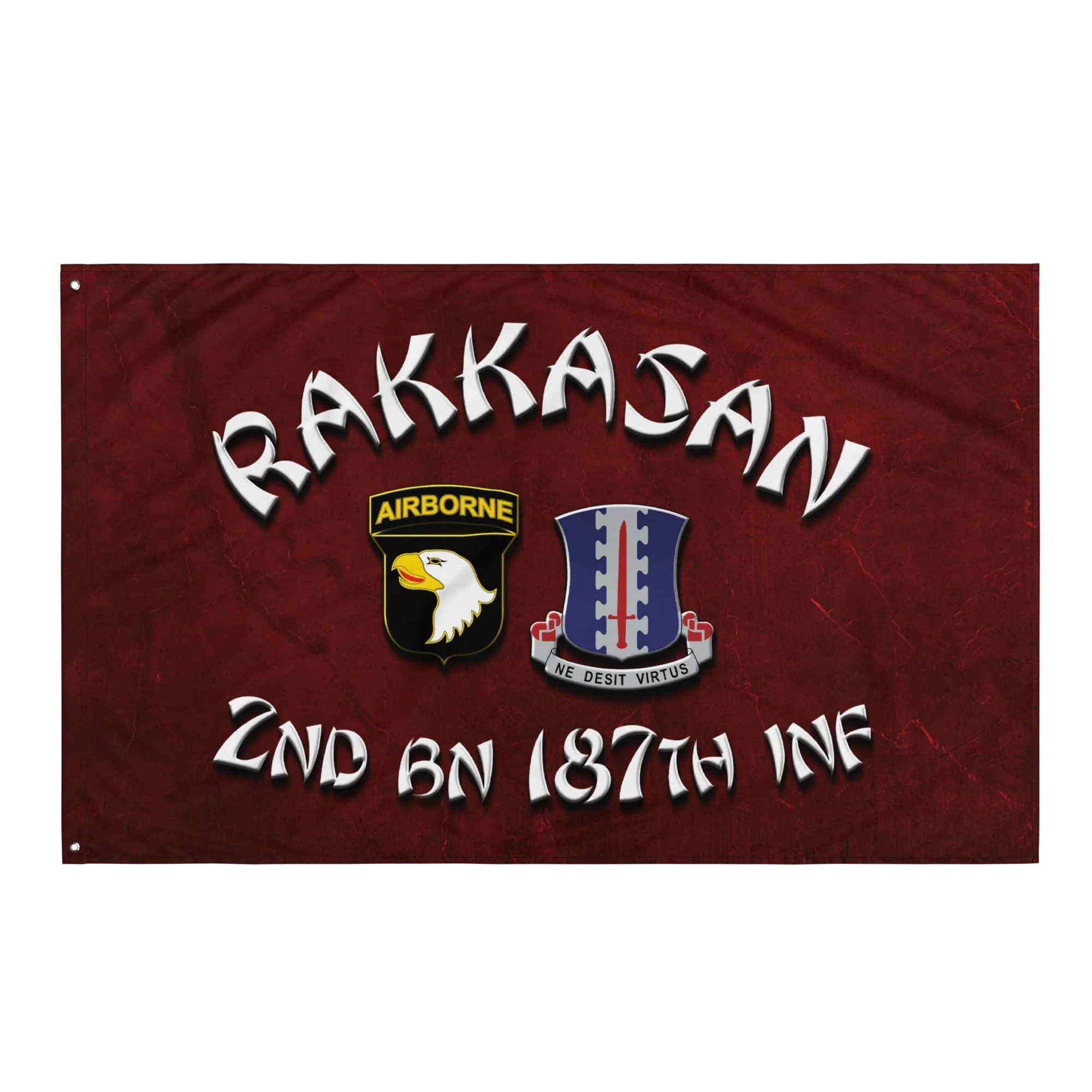 U.S. Army 2-187 Infantry Regiment 'Rakkasan Raiders' Red Flag - Image 4