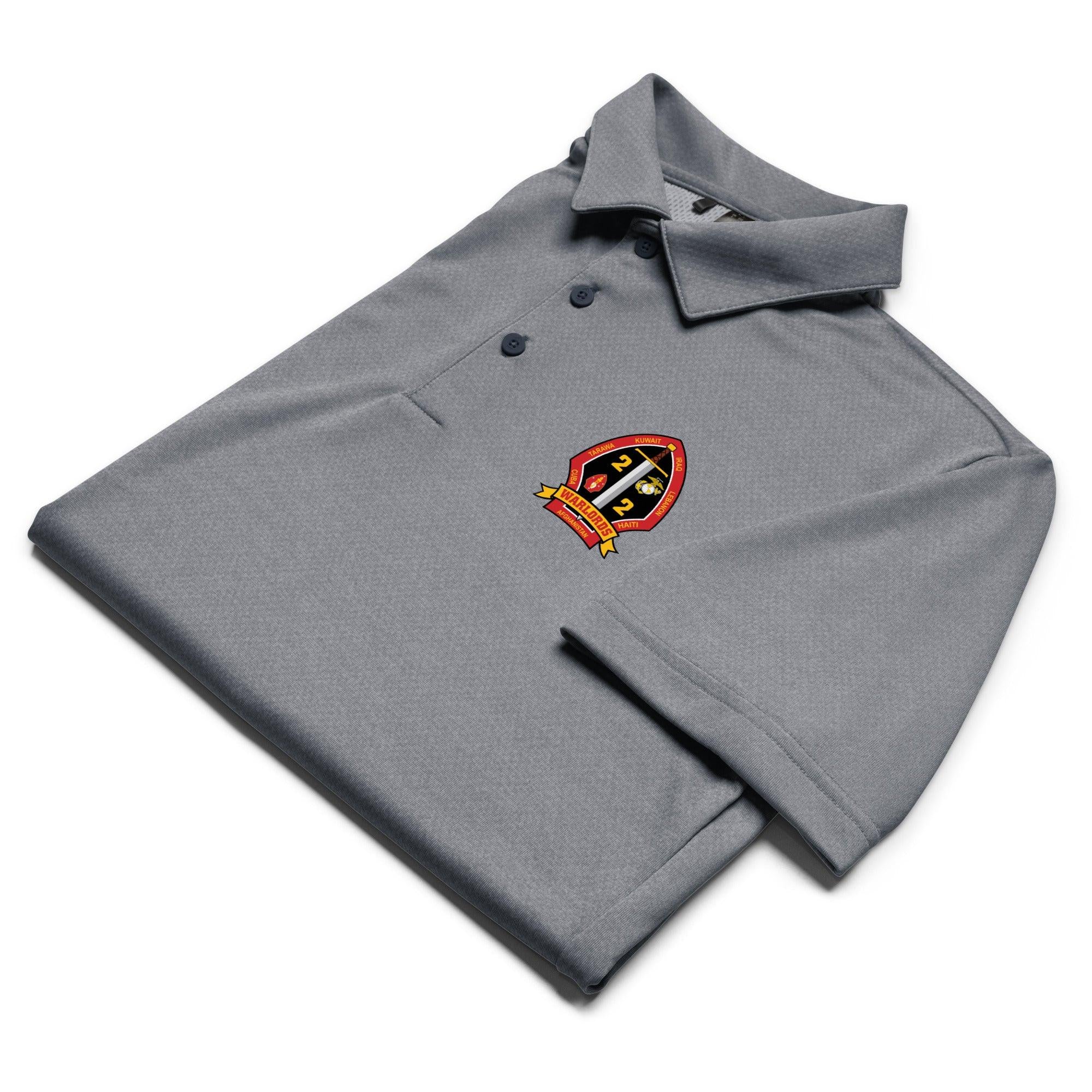 2/2 Marines Adidas® Space-Dyed Polo - Image 8