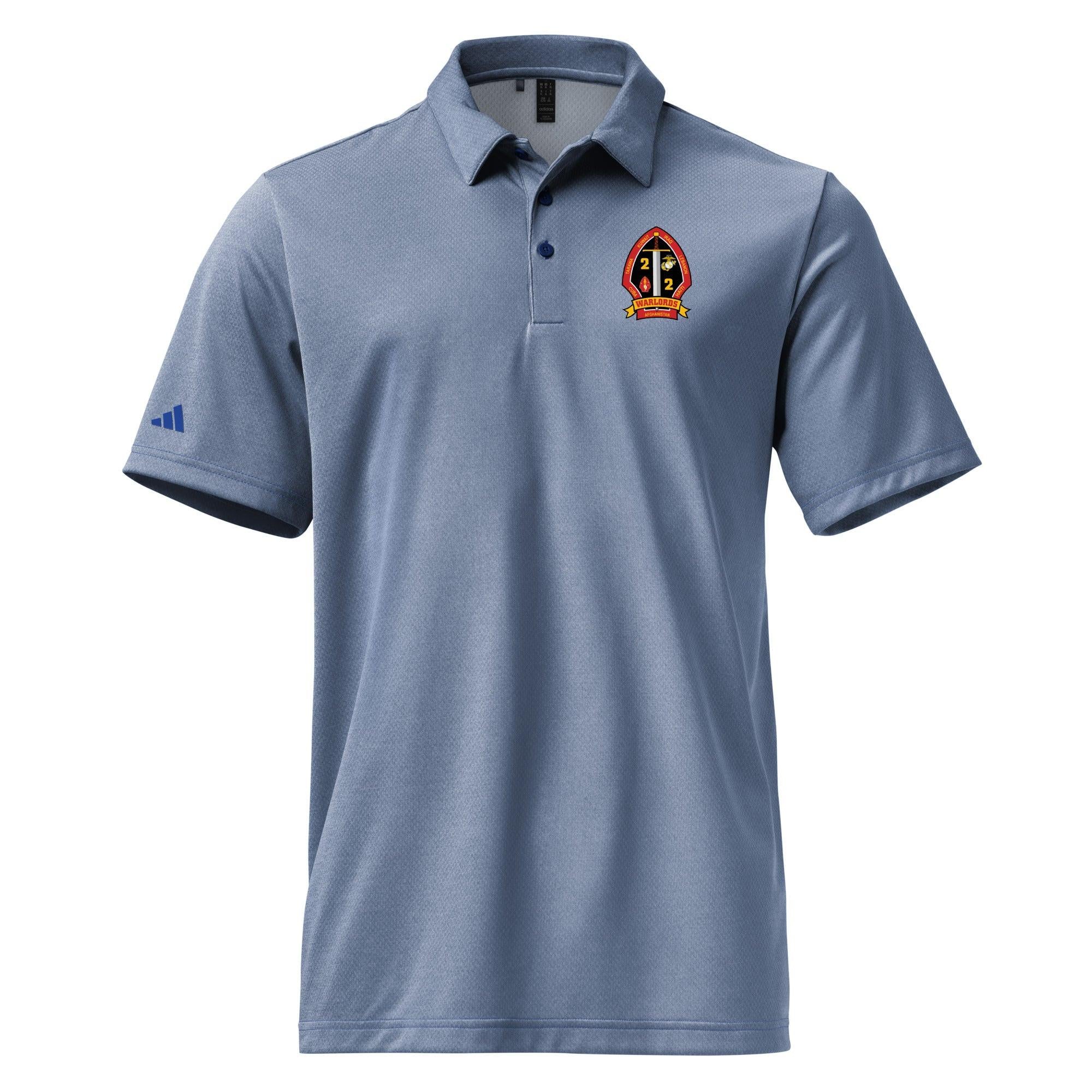 2/2 Marines Adidas® Space-Dyed Polo - Image 9