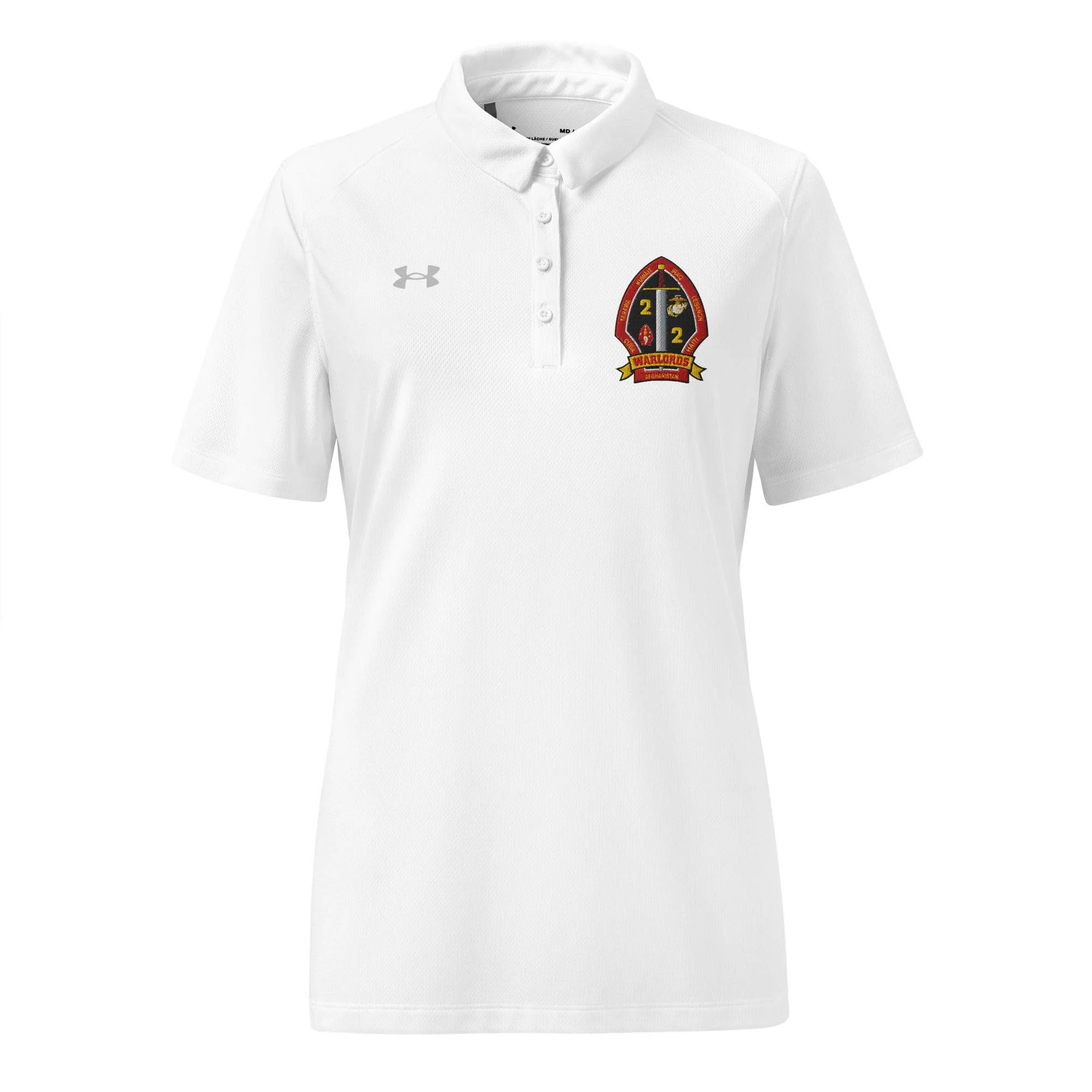 2/2 Marines Embroidered Under Armour® Women’s Polo - Image 17