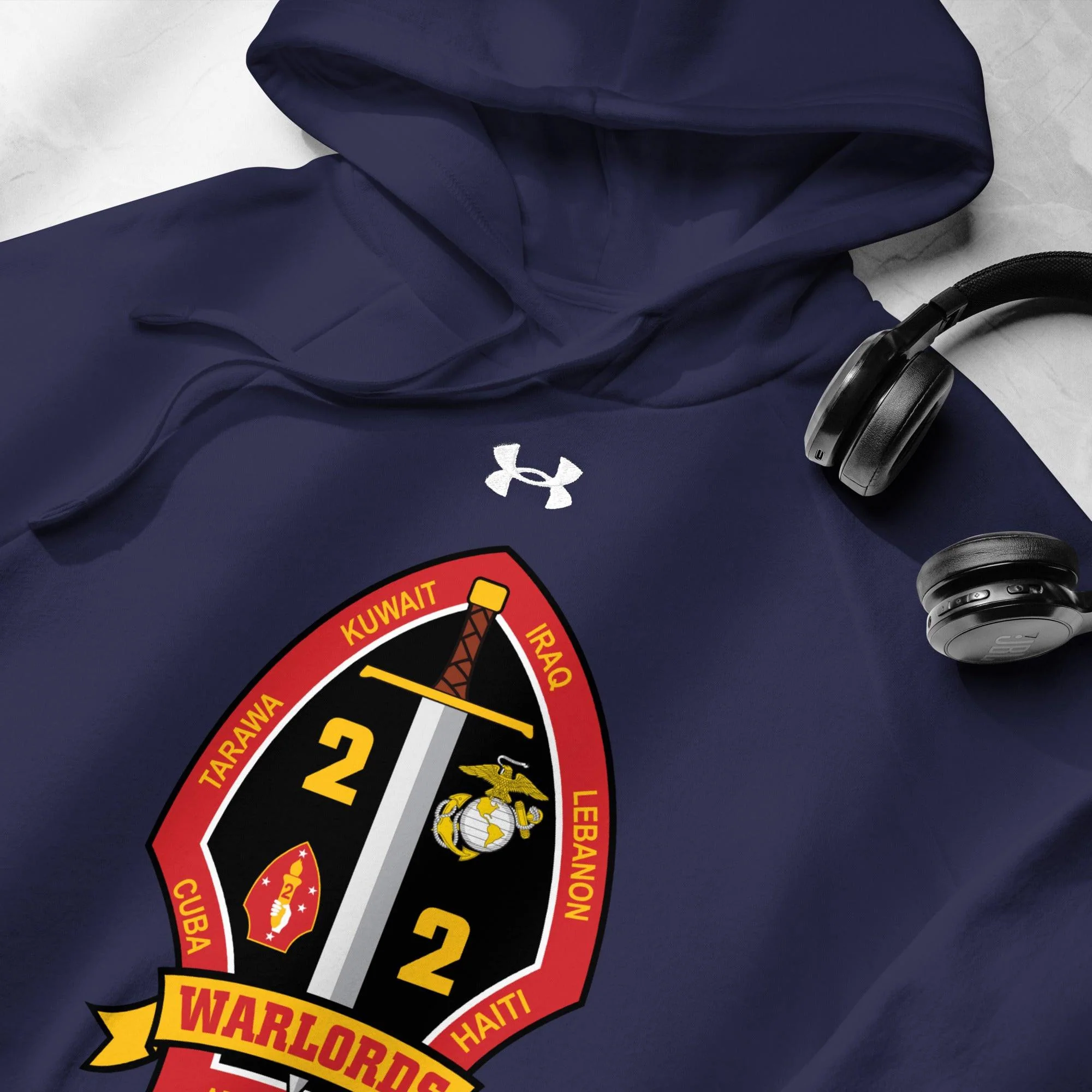 2/2 Marines Under Armour® Unisex Hoodie - Image 12