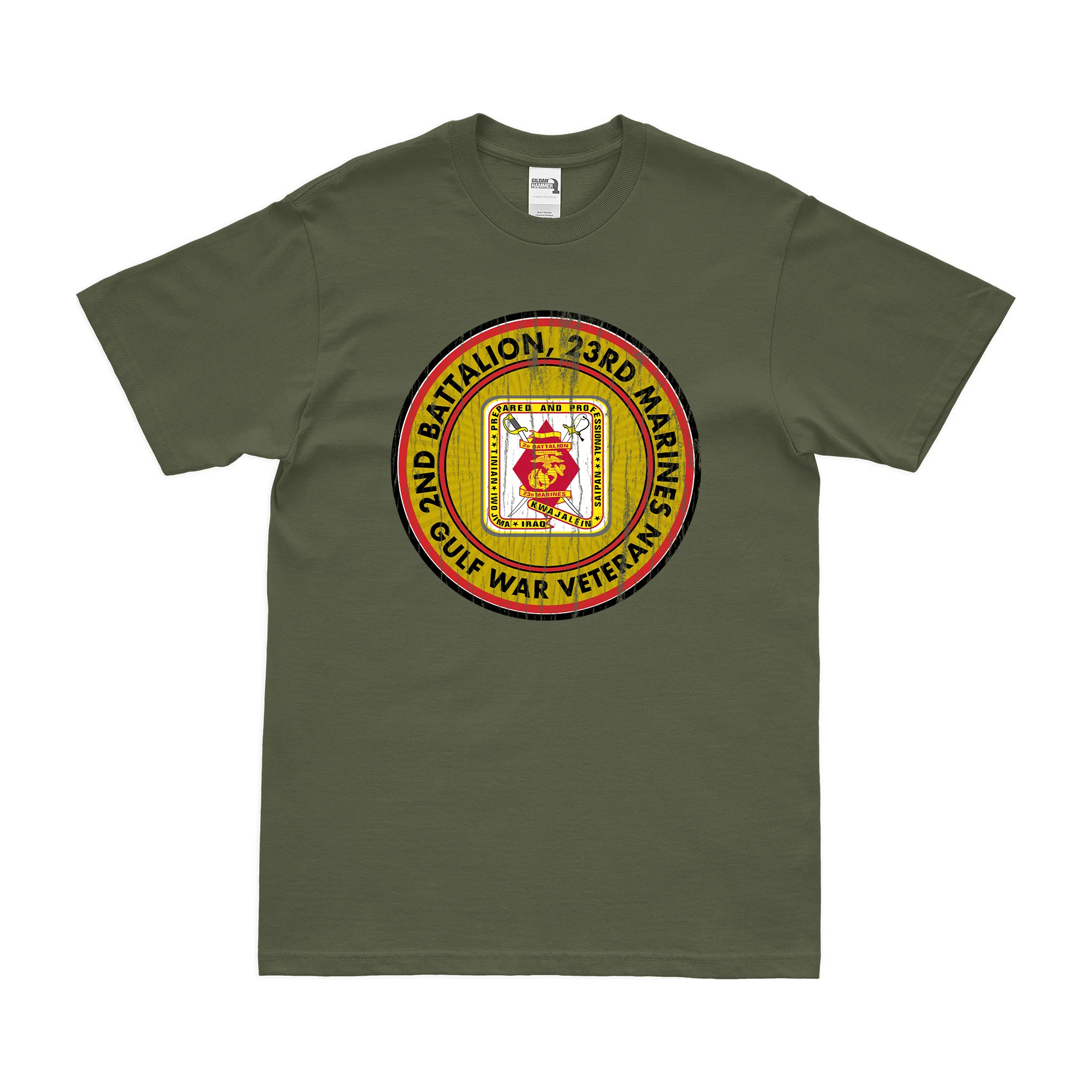 2-23 Marines Gulf War Veteran T-Shirt - Image 4