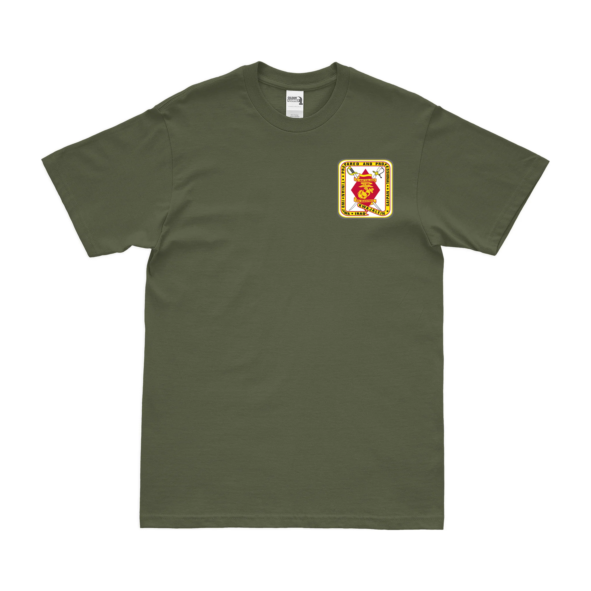 2-23 Marines Left Chest Emblem T-Shirt - Image 2