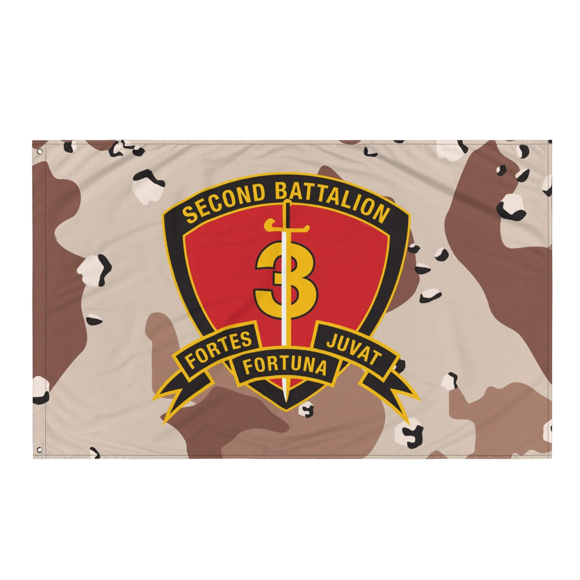 2/3 Marines Chocolate-Chip Camo Flag - Image 3