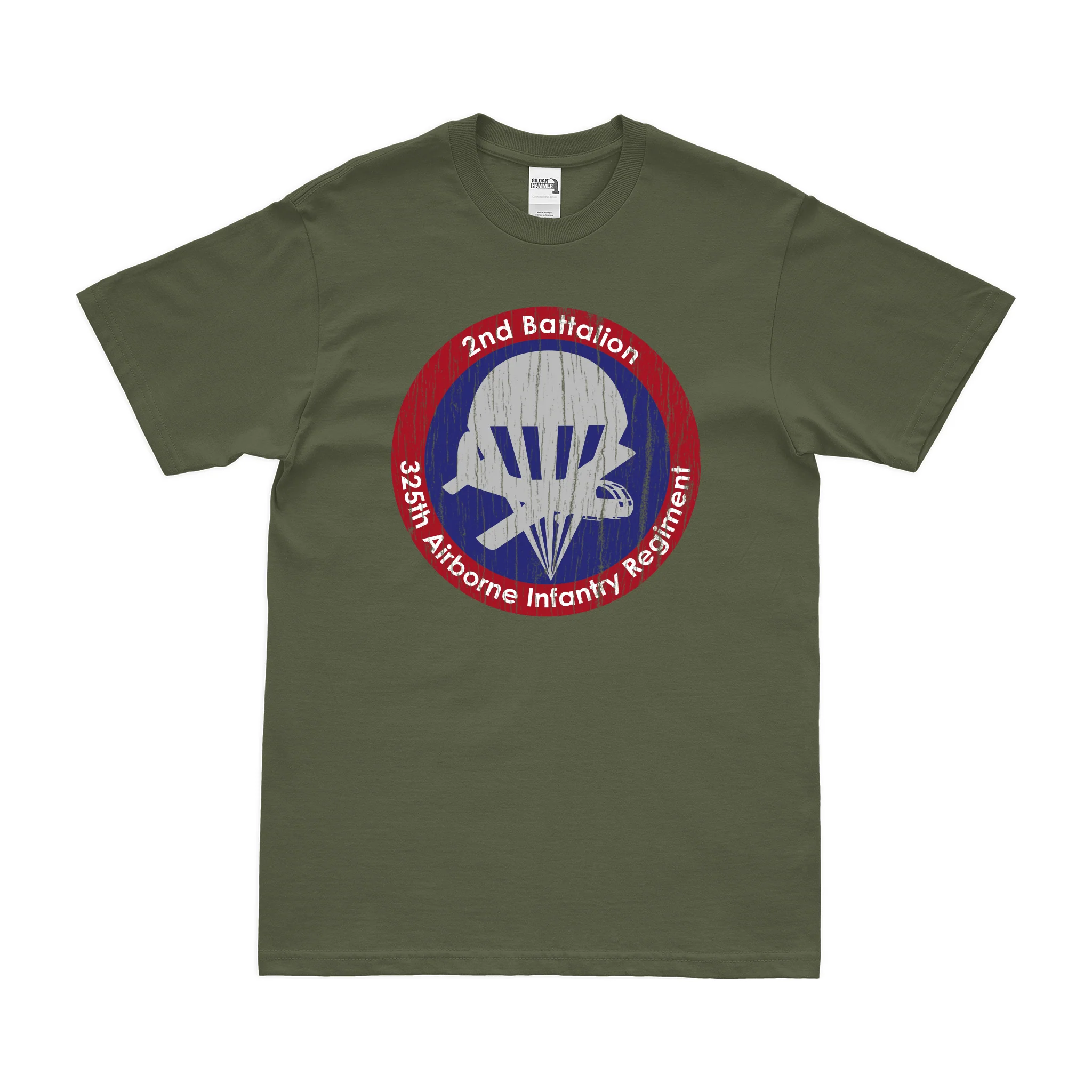 2-325 Airborne Infantry Regiment Logo T-Shirt - Image 4