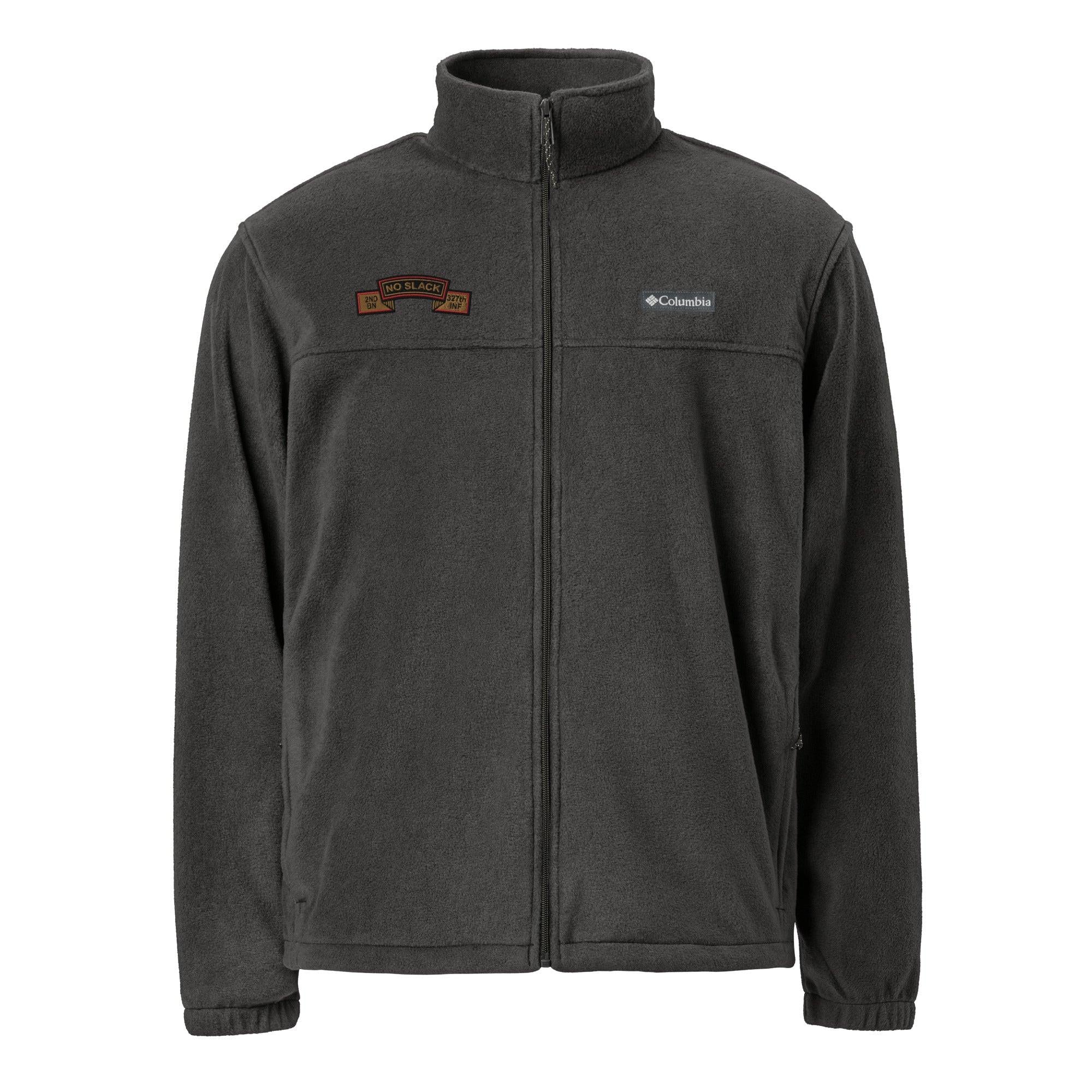 2-327 INF RGT "No Slack" Embroidered Unisex Columbia® Fleece Jacket - Image 7