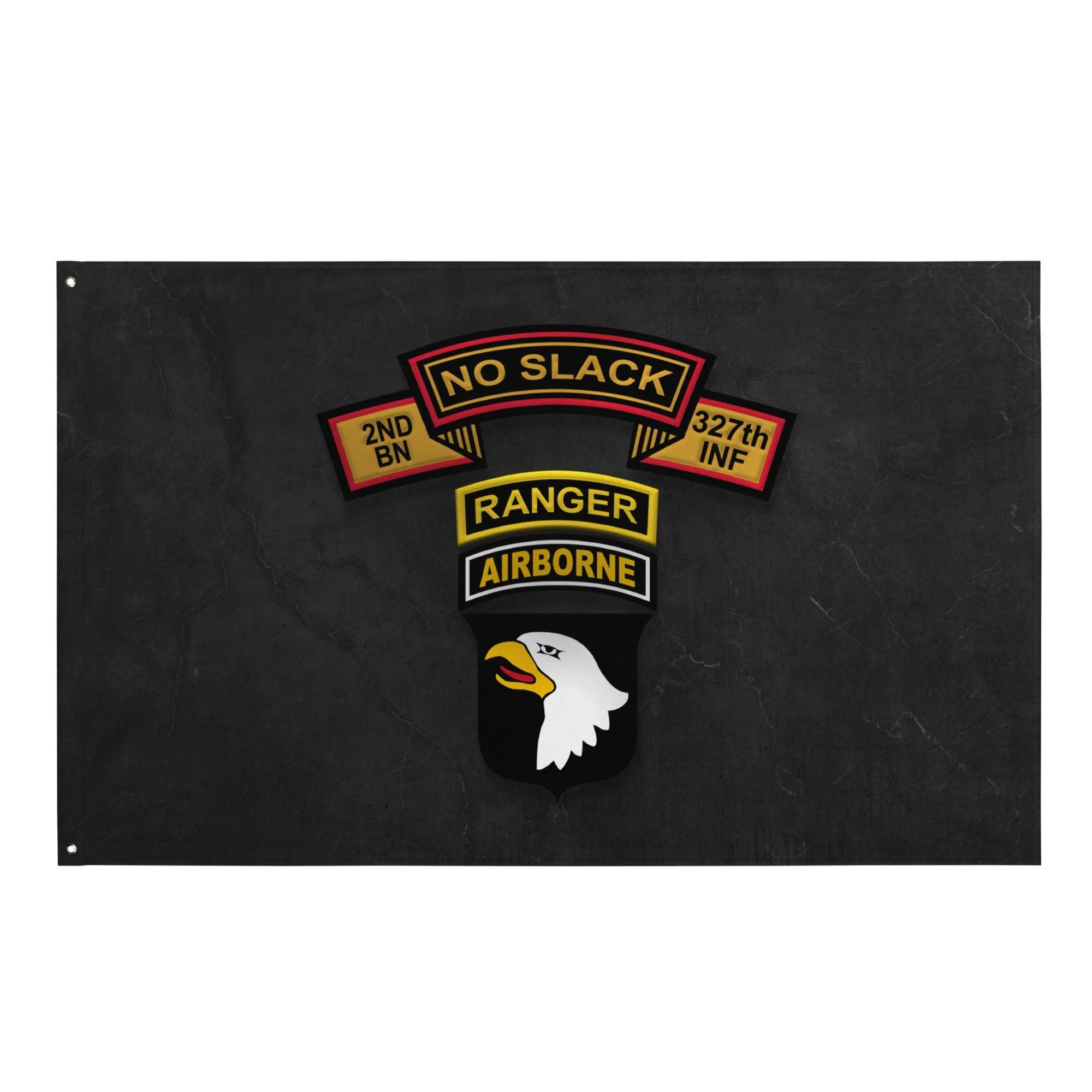 2-327 INF RGT 'No Slack' 101st Airborne Ranger Tab Flag
