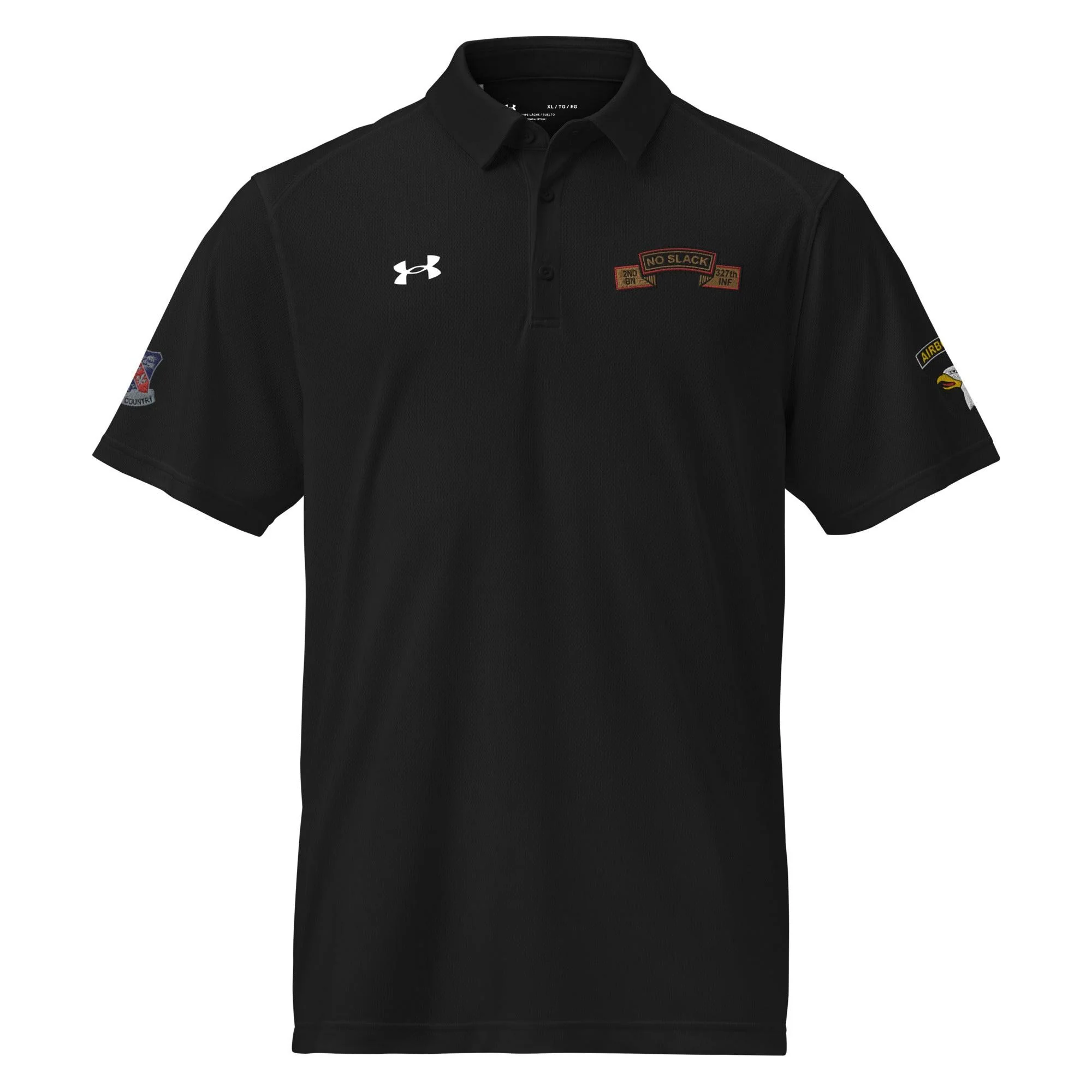 2-327 INF RGT 'No Slack' Embroidered Under Armour® Men's Polo