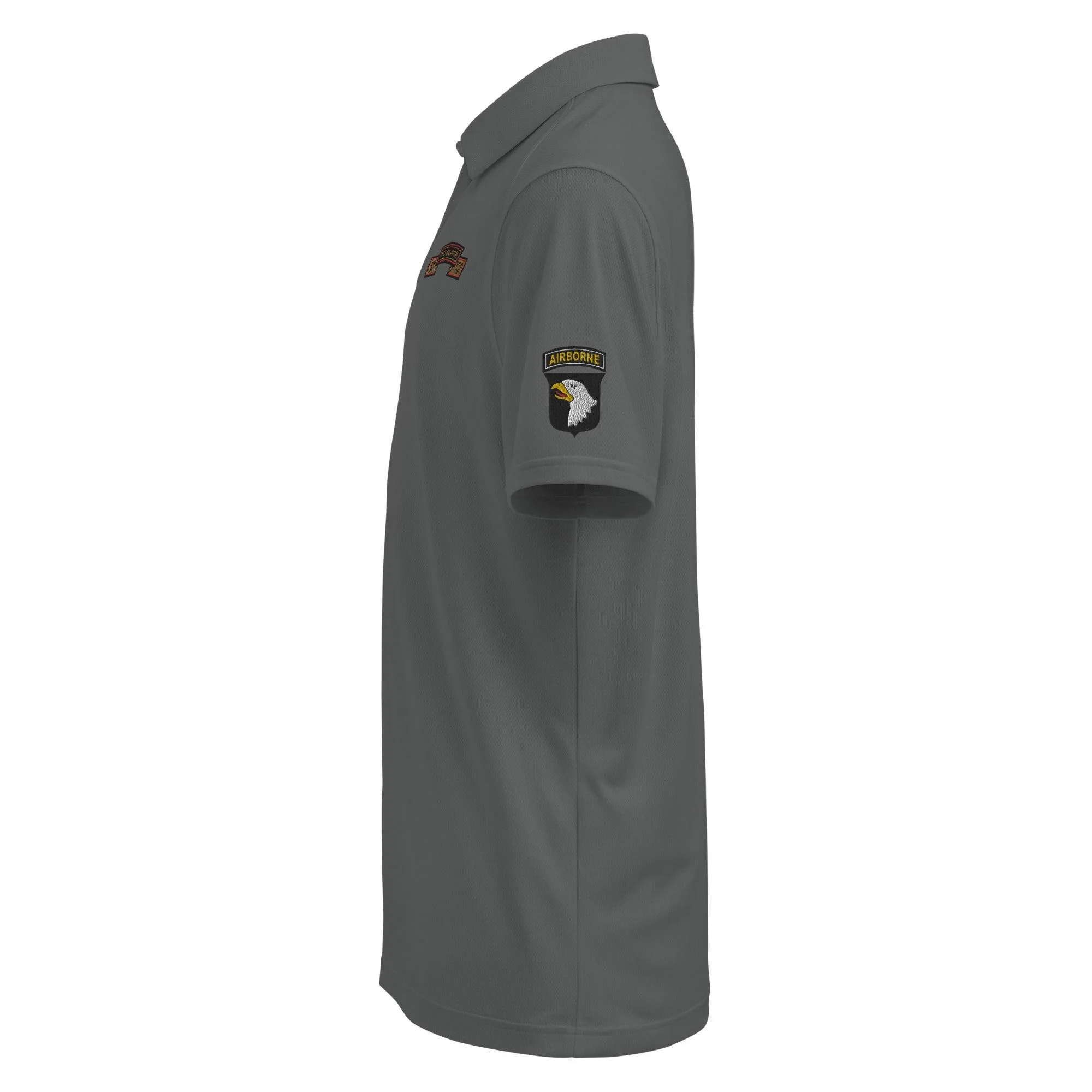 2-327 INF RGT 'No Slack' Embroidered Under Armour® Men's Polo - Image 11