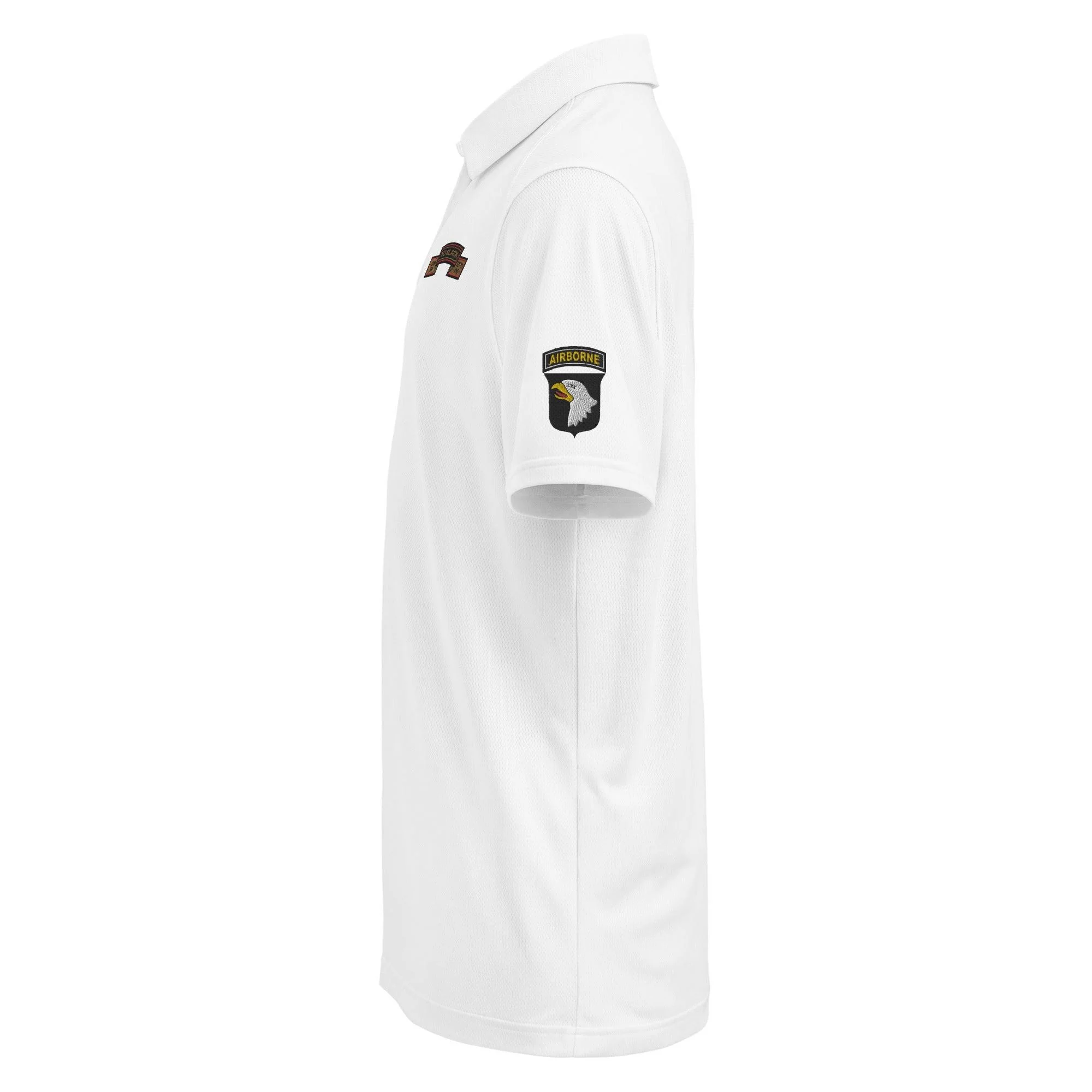 2-327 INF RGT 'No Slack' Embroidered Under Armour® Men's Polo - Image 15