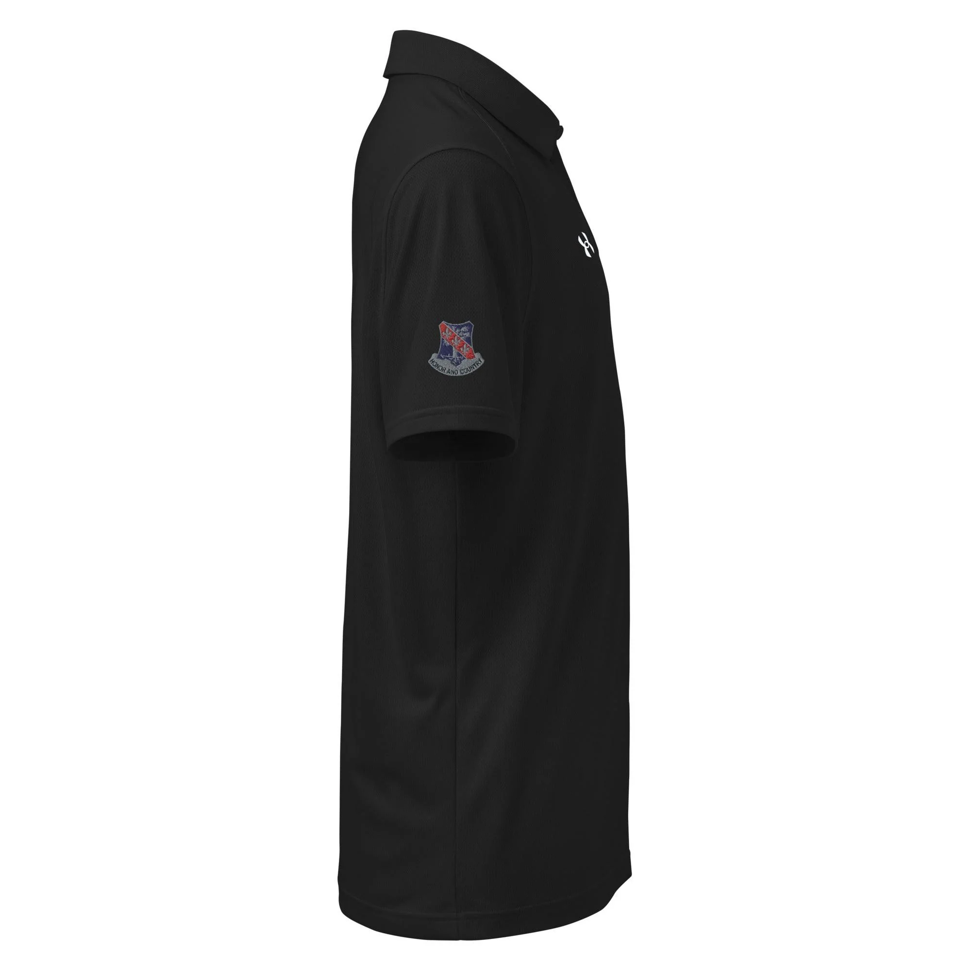 2-327 INF RGT 'No Slack' Embroidered Under Armour® Men's Polo - Image 2