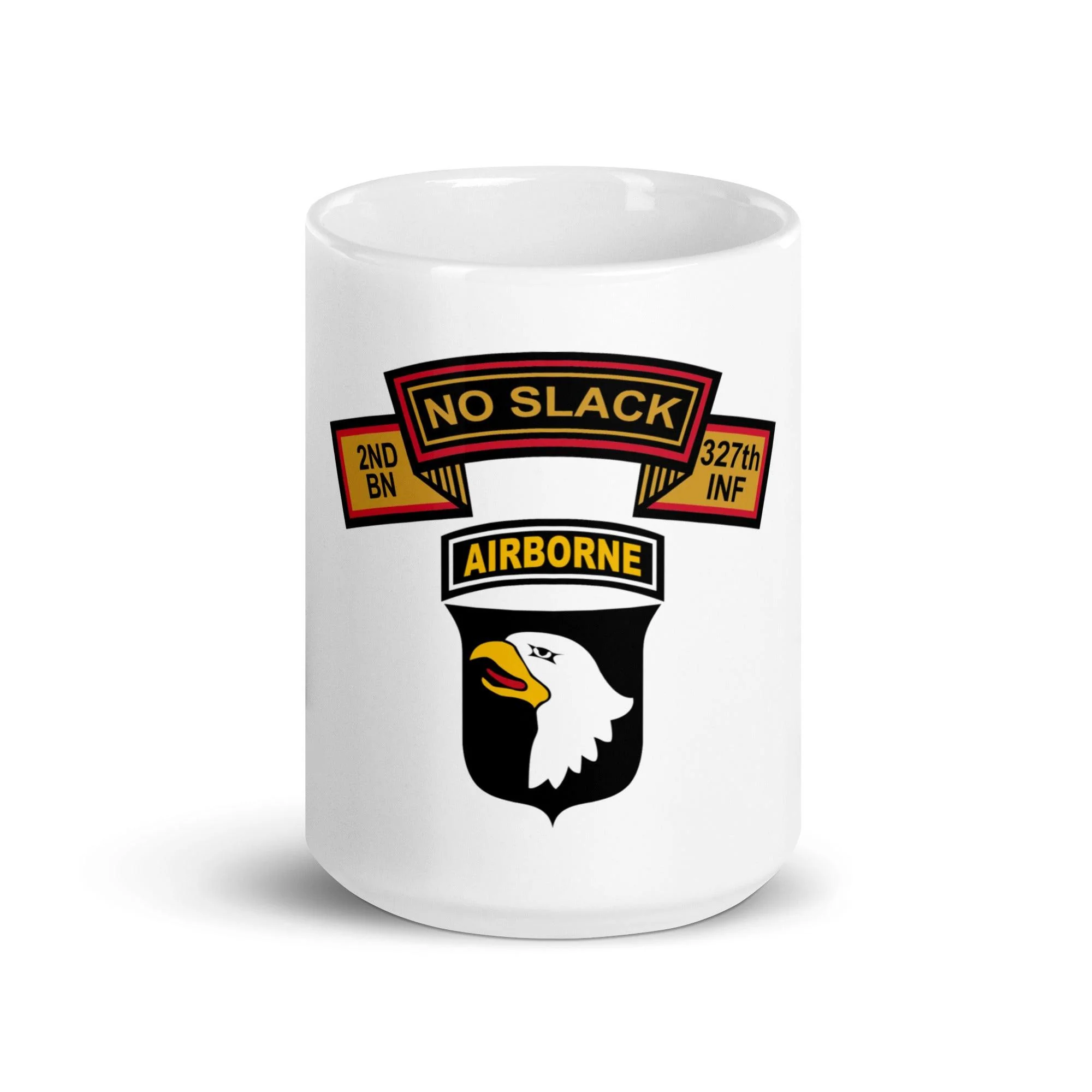 2-327 Infantry 'No Slack' 101st Airborne SSI Coffee Mug - Image 3