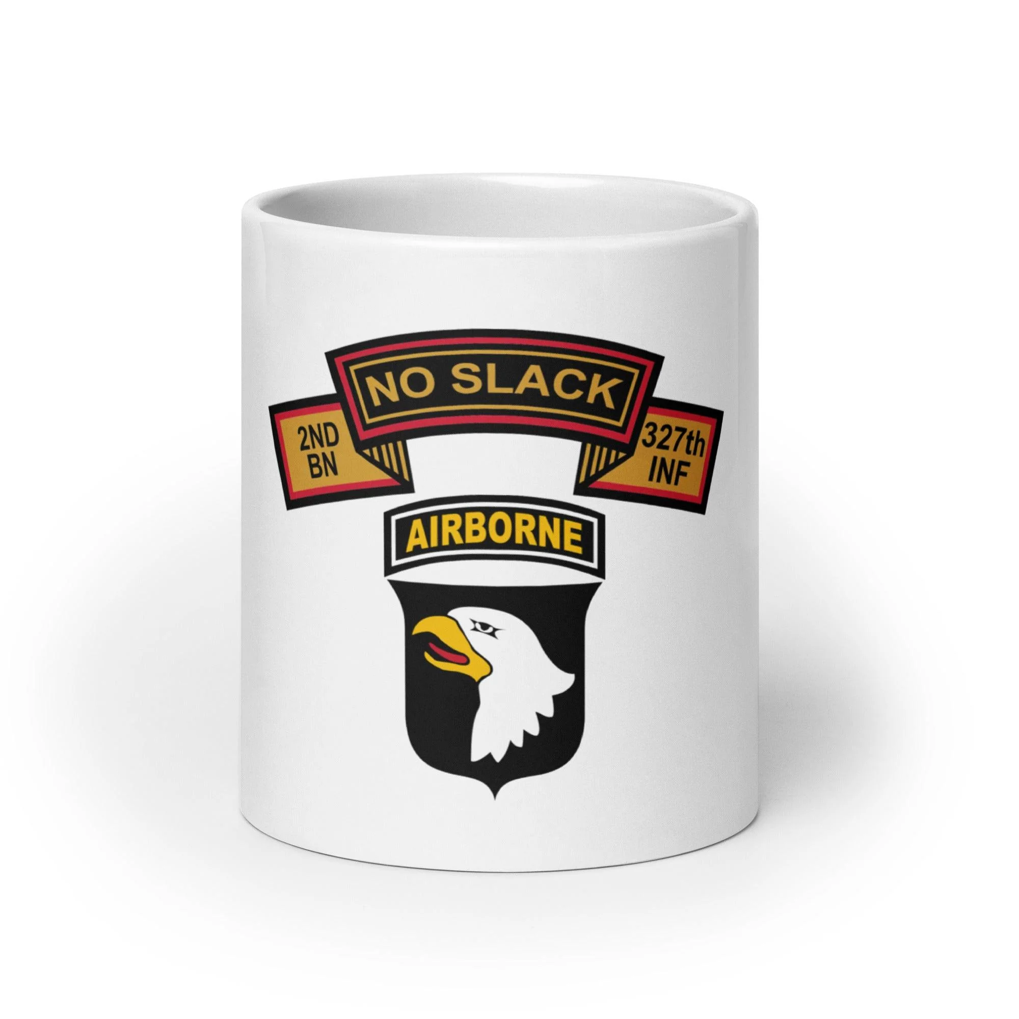 2-327 Infantry 'No Slack' 101st Airborne SSI Coffee Mug - Image 4