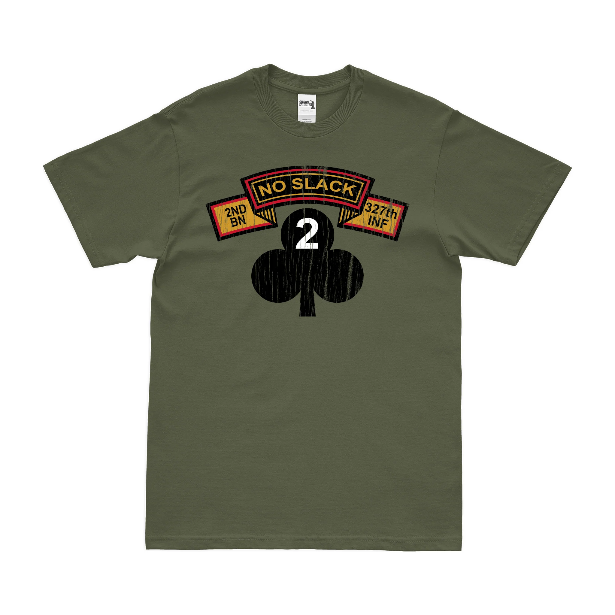 2-327 Infantry "No Slack" 101st Airborne Division T-Shirt - Image 4