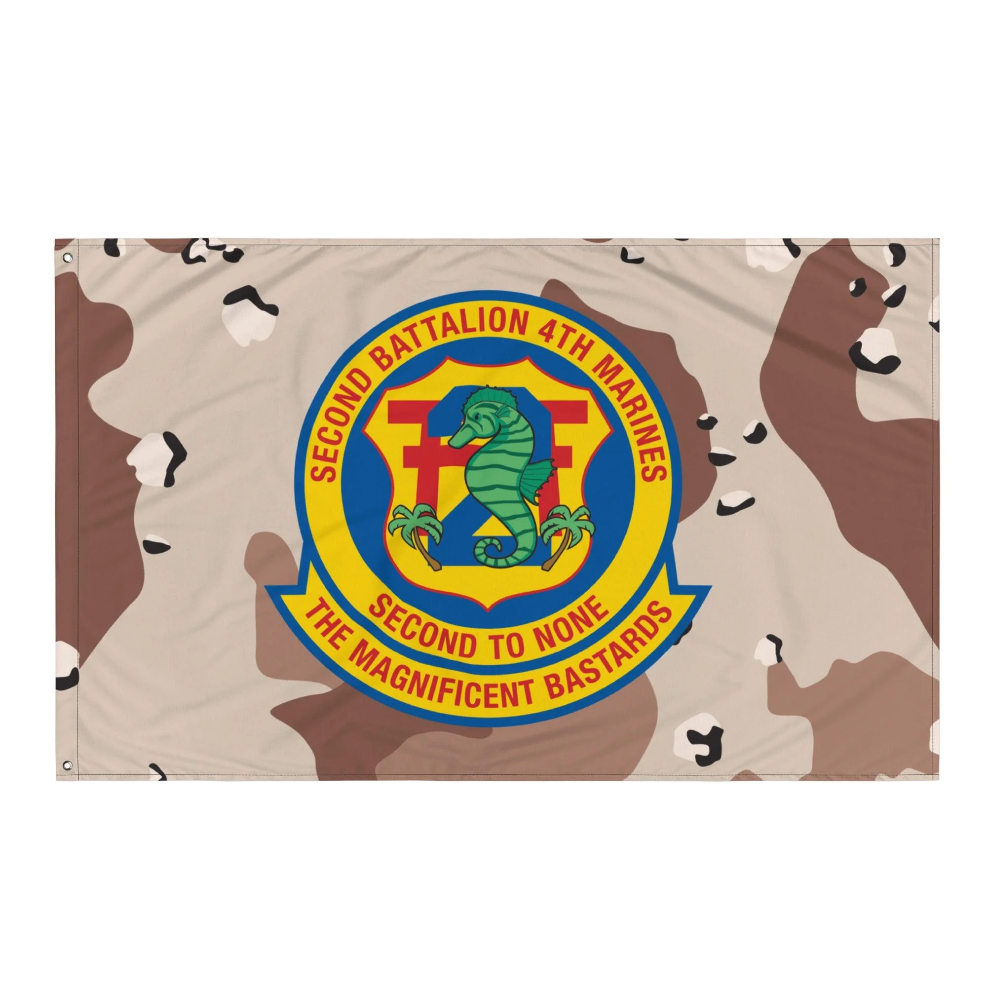 2/4 Marines Chocolate-Chip Camo Flag - Image 4