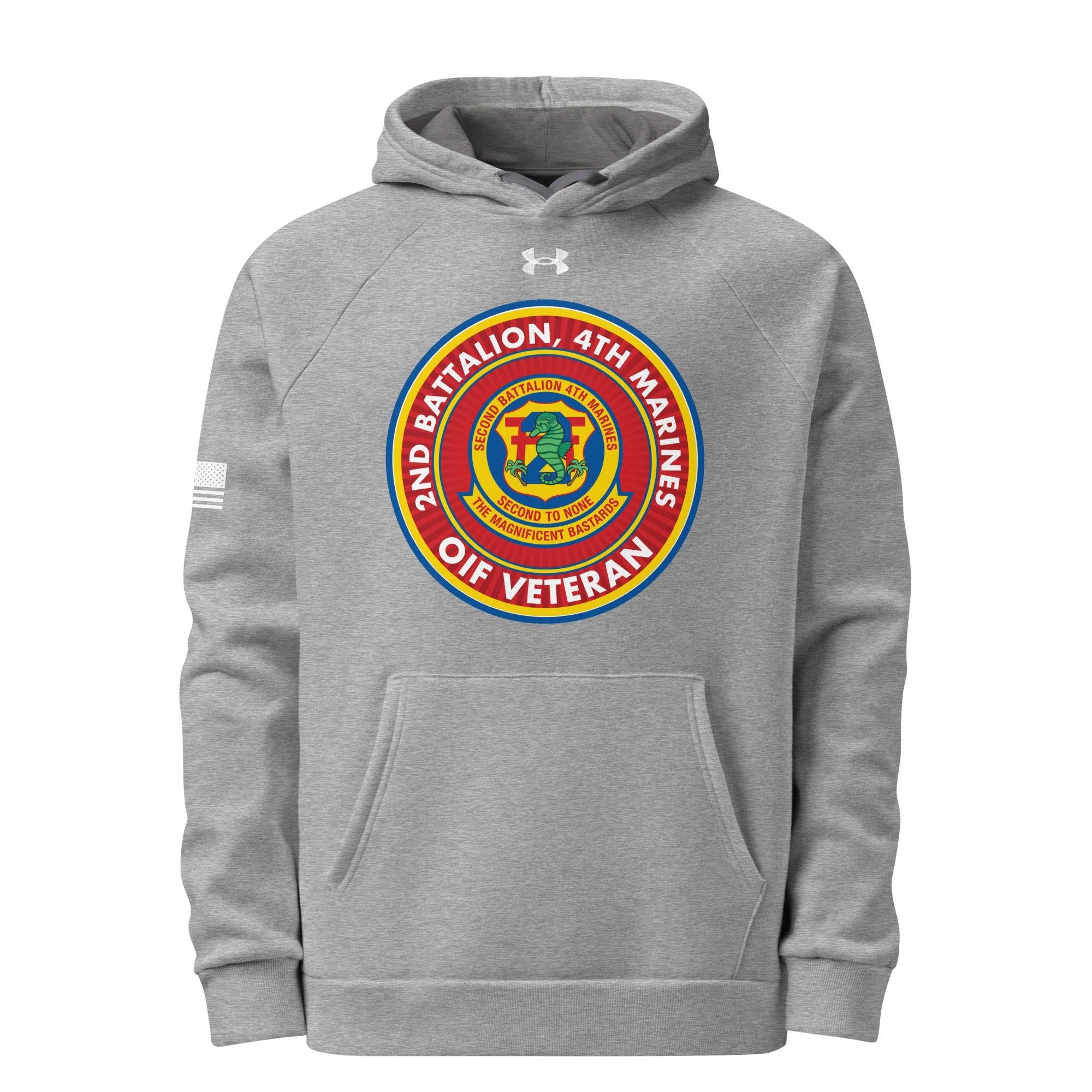 2/4 Marines OIF Veteran Under Armour® Hoodie - Image 9