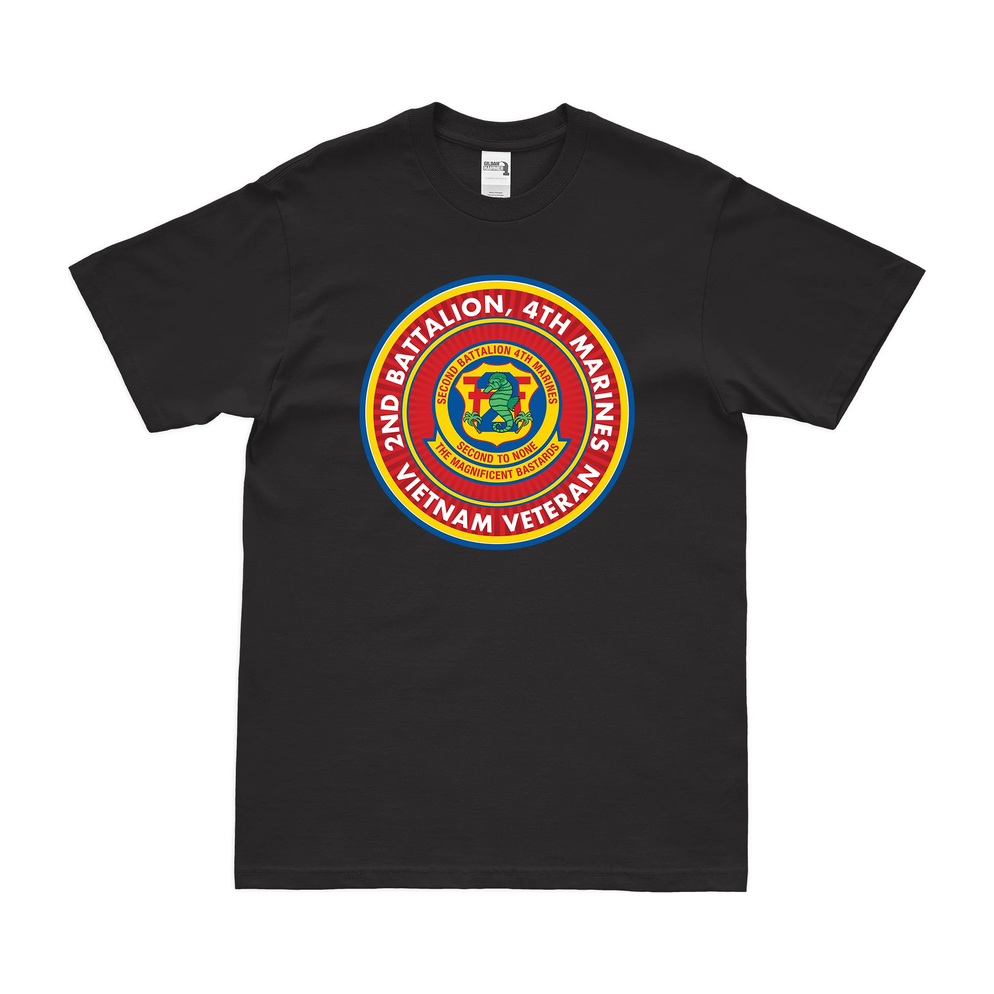 2nd Bn 4th Marines (2/4 Marines) Vietnam Veteran T-Shirt