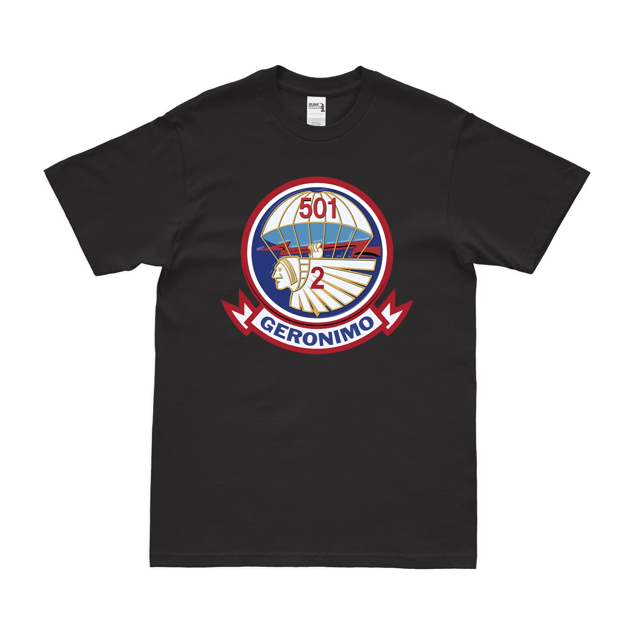 2-501 Parachute Infantry Regiment Logo T-Shirt