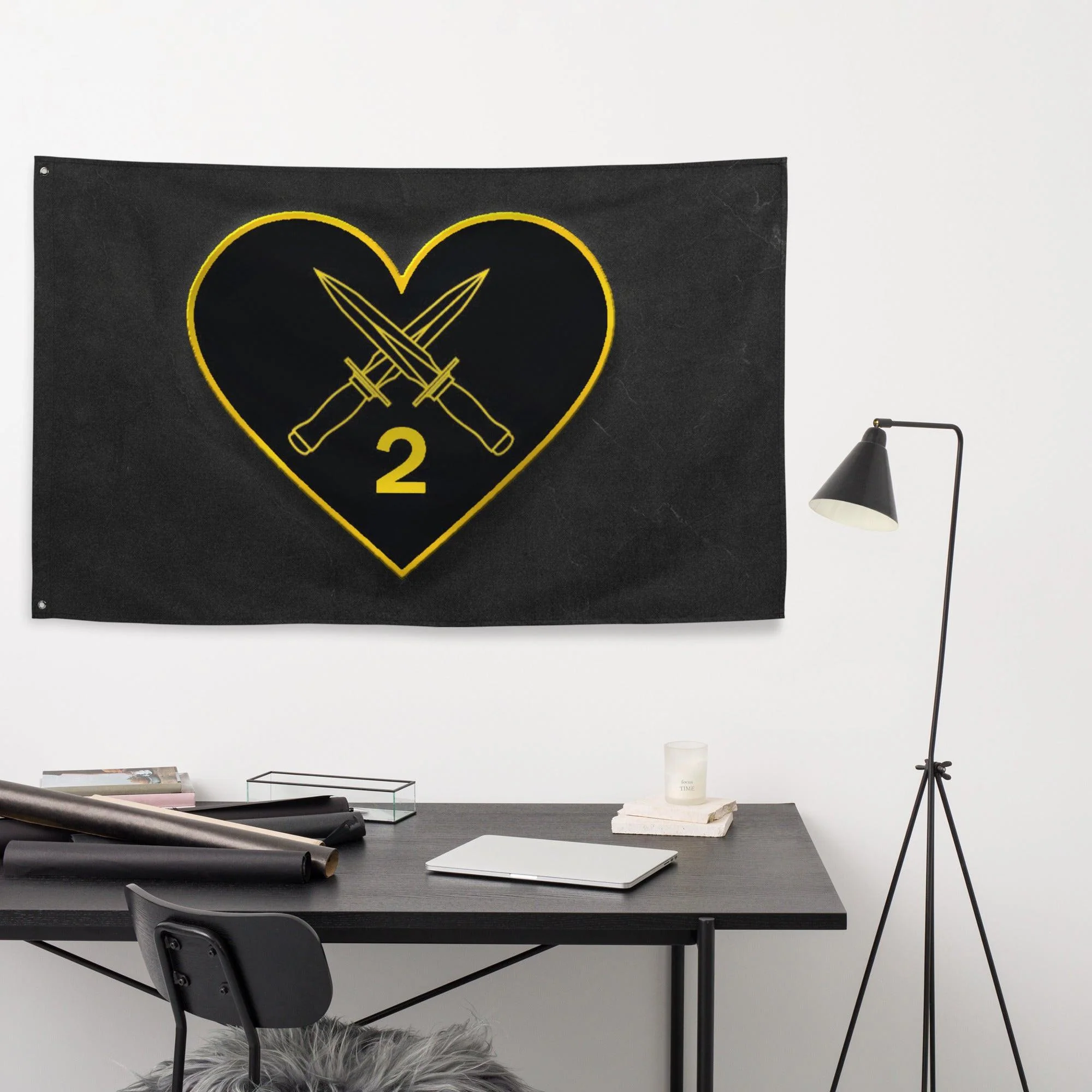 U.S. Army 2-502 Airborne Infantry Regiment 'Strike Force' Flag - Image 2