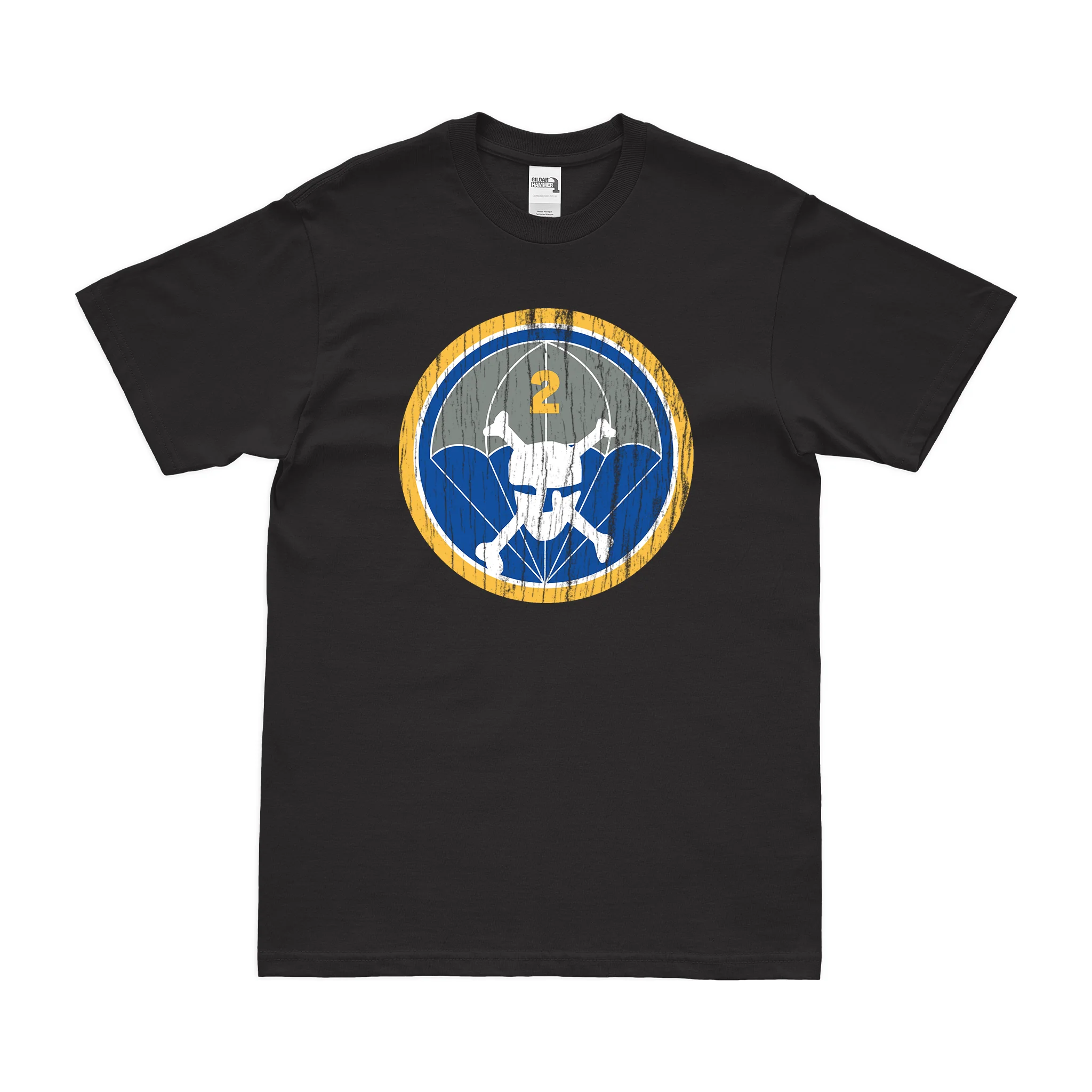 2-504 Airborne Infantry Regiment Logo T-Shirt - Image 3