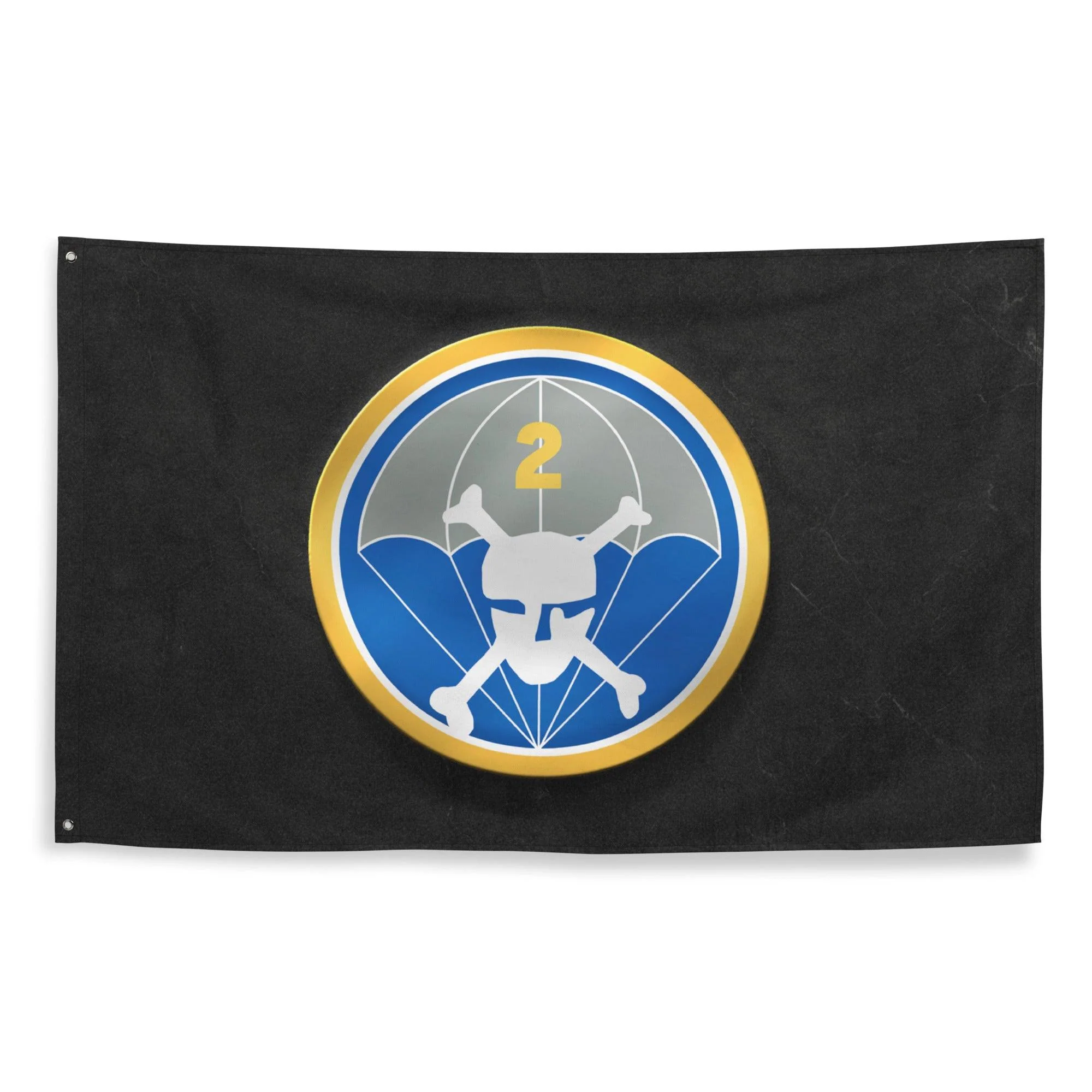 U.S. Army 2-504 Infantry Regiment Indoor Wall Flag - Image 3