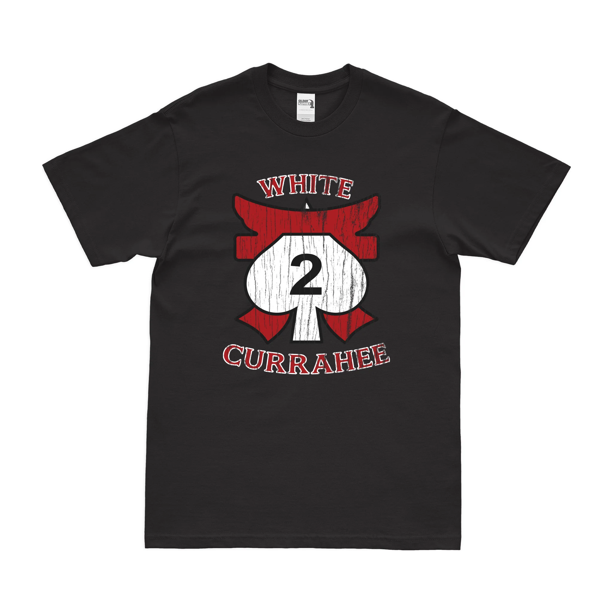 2-506th Infantry Regiment 'White Currahee' Emblem T-Shirt - Image 3