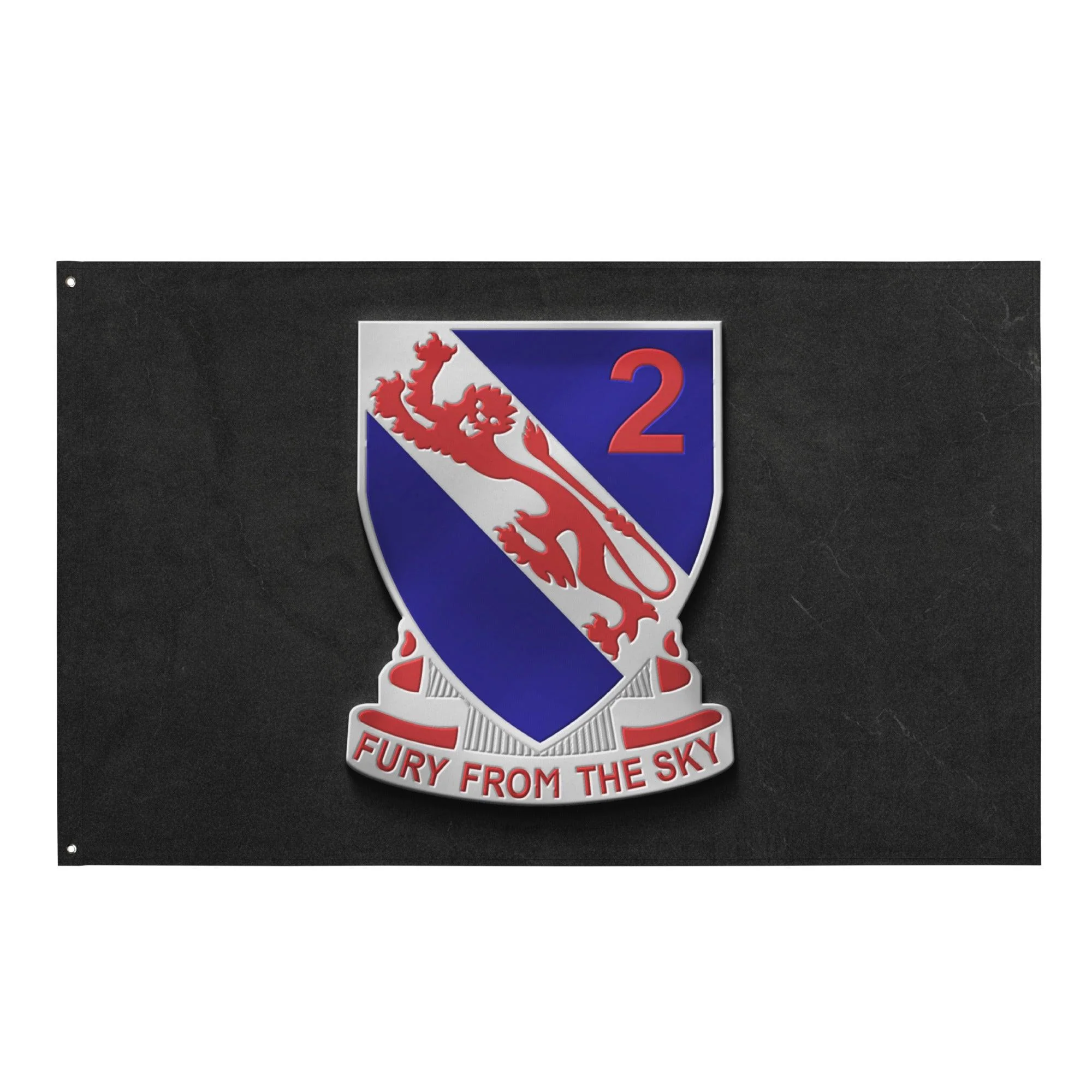 U.S. Army 2-508 Airborne Infantry '2 Fury' Black Flag