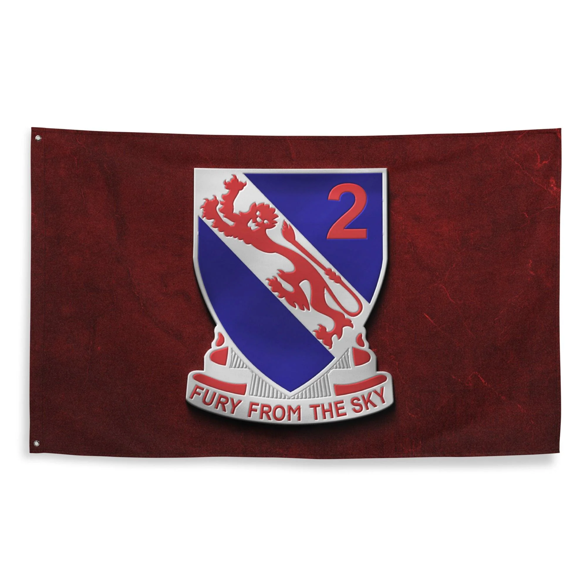 U.S. Army 2-508 Airborne Infantry '2 Fury' Red Flag - Image 3