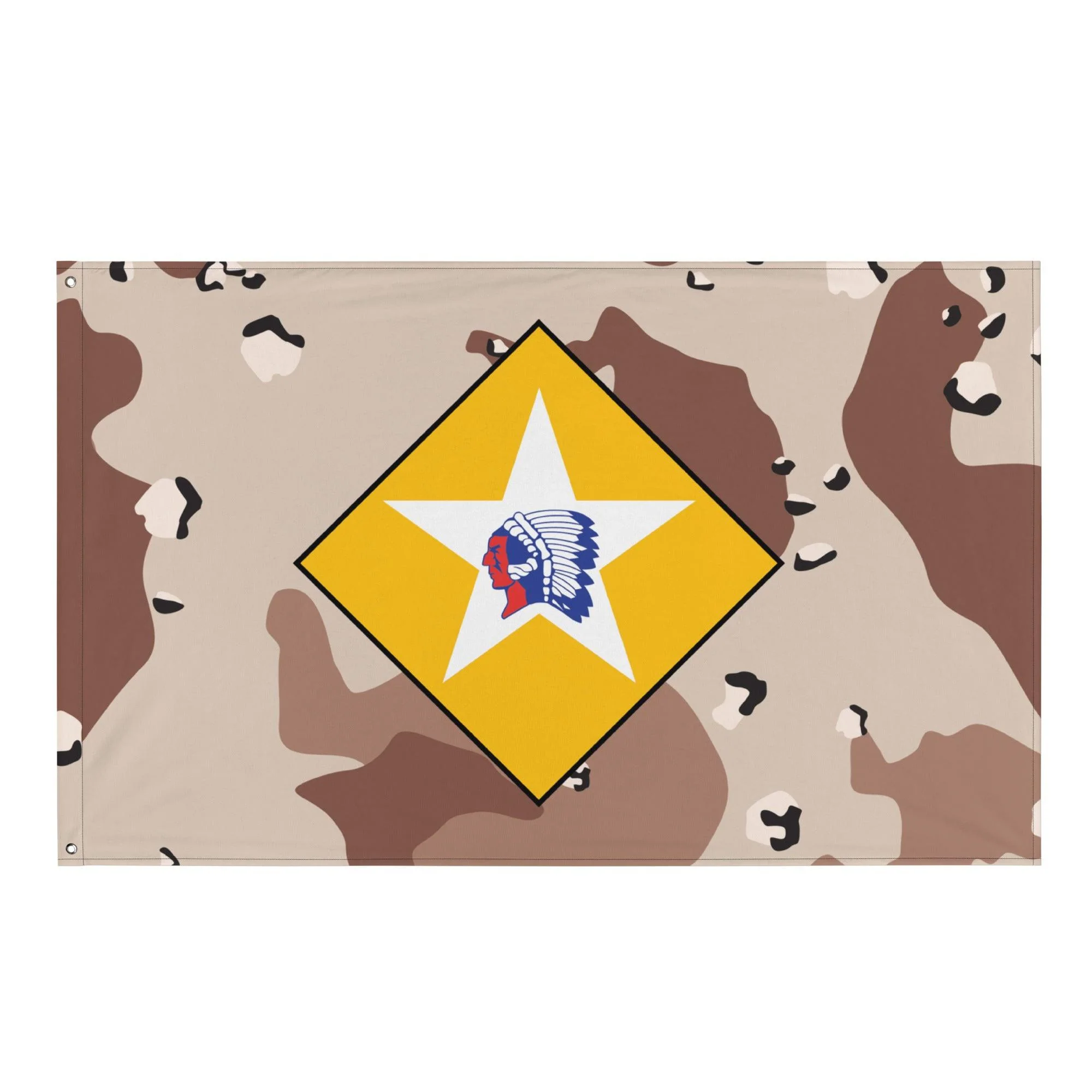 2/6 Marines Chocolate-Chip Camo Flag
