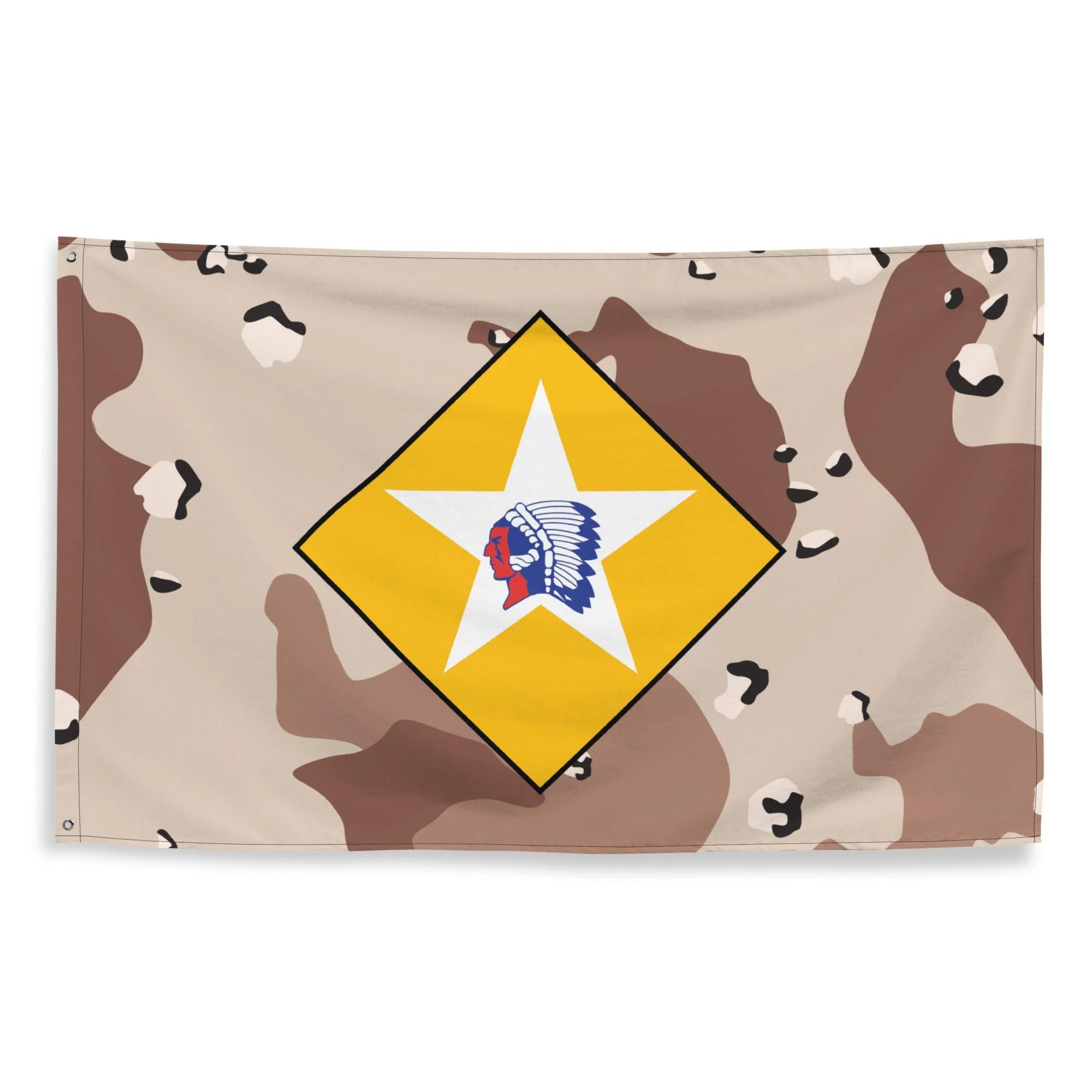 2/6 Marines Chocolate-Chip Camo Flag - Image 3