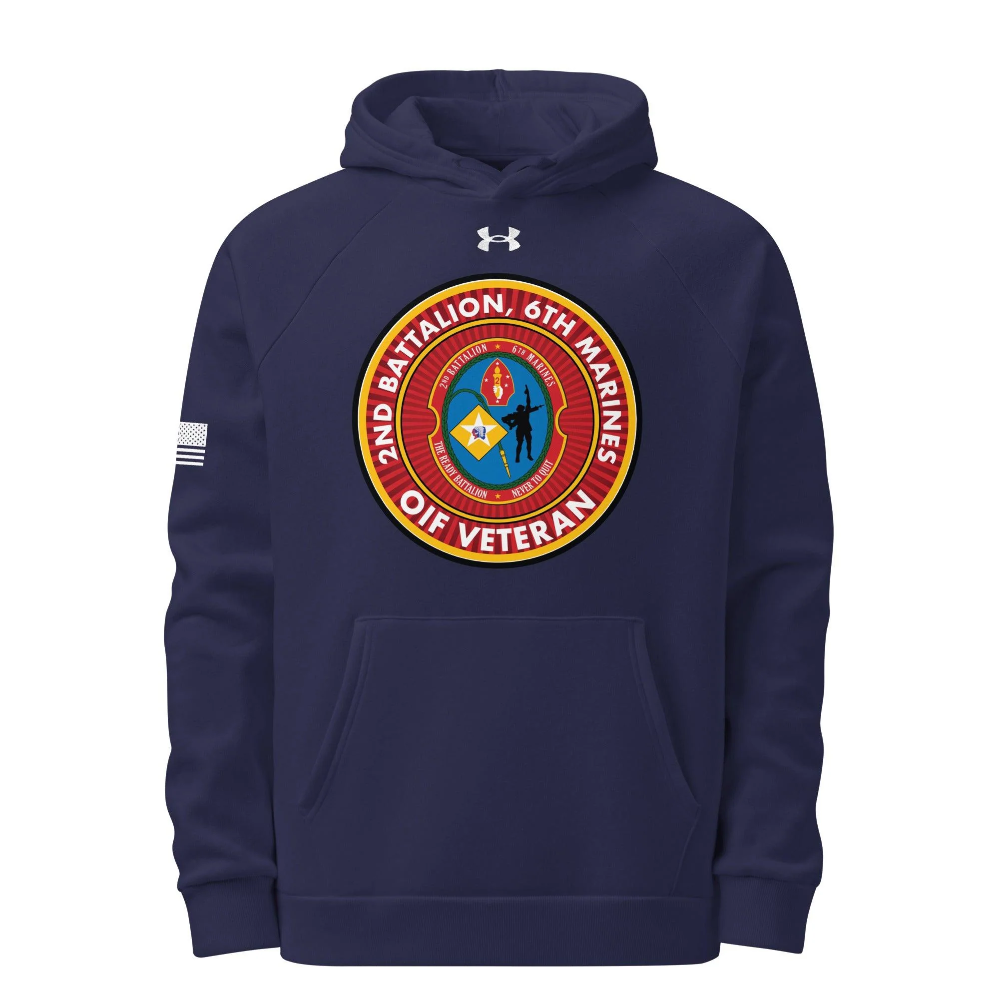 2/6 Marines OIF Veteran Under Armour® Hoodie - Image 5