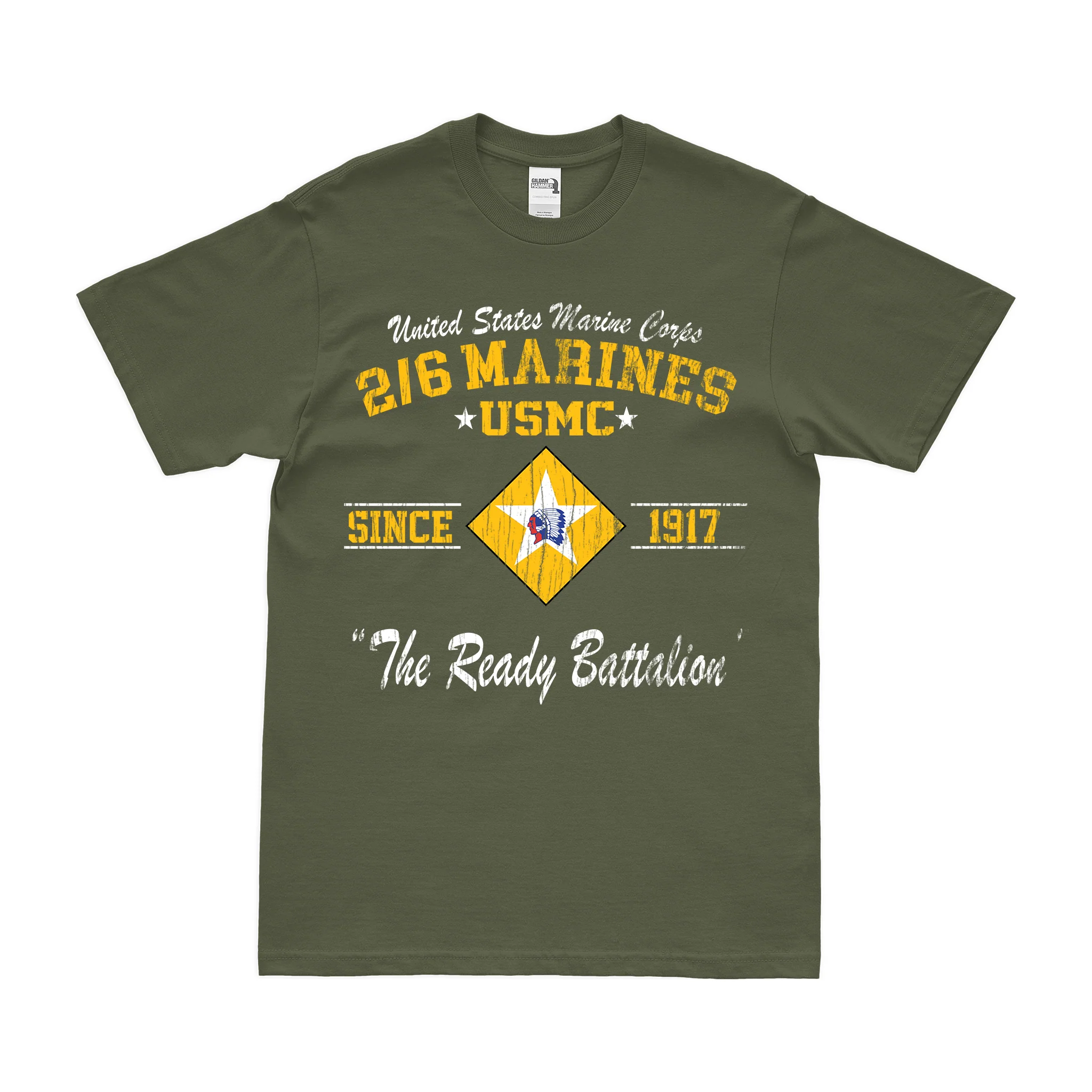 2/6 Marines Since 1917 Unit Legacy T-Shirt - Image 4