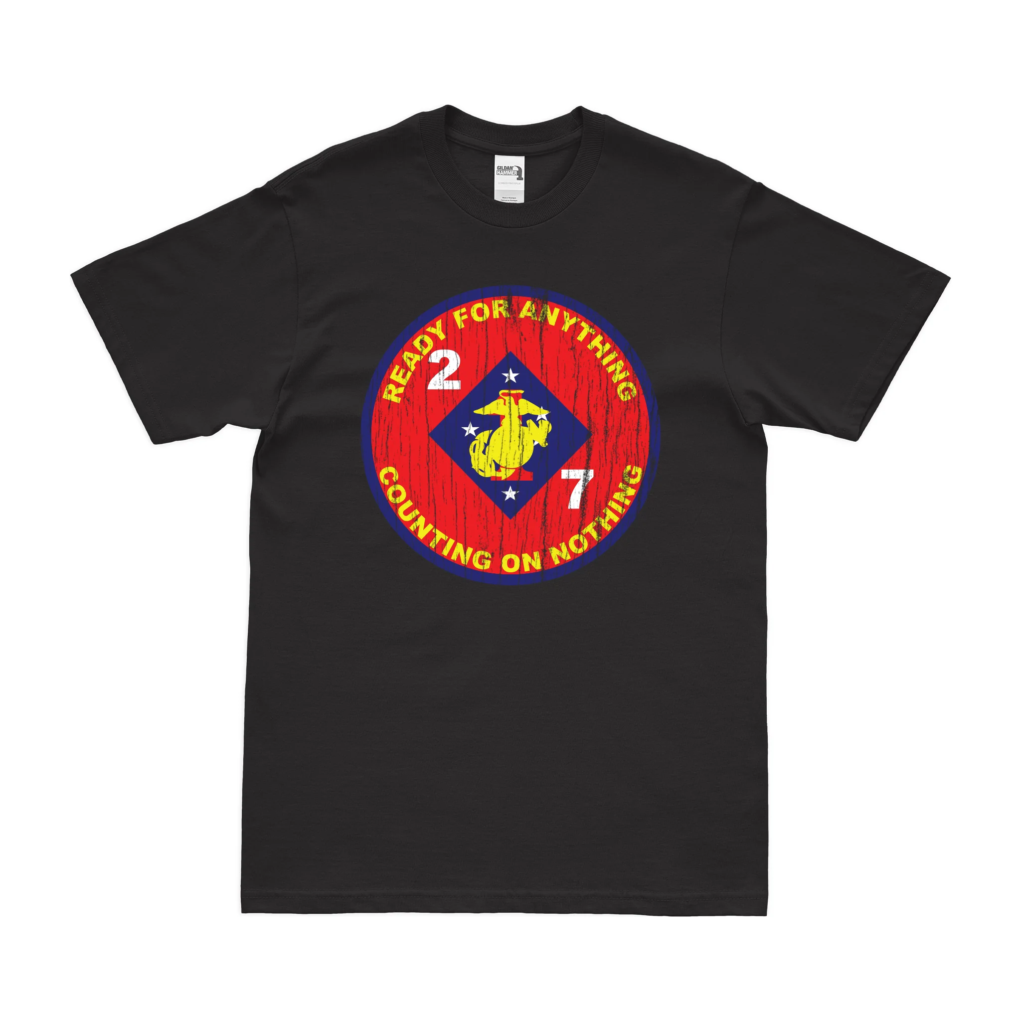 2/7 Marines Vietnam Unit Emblem T-Shirt - Image 3
