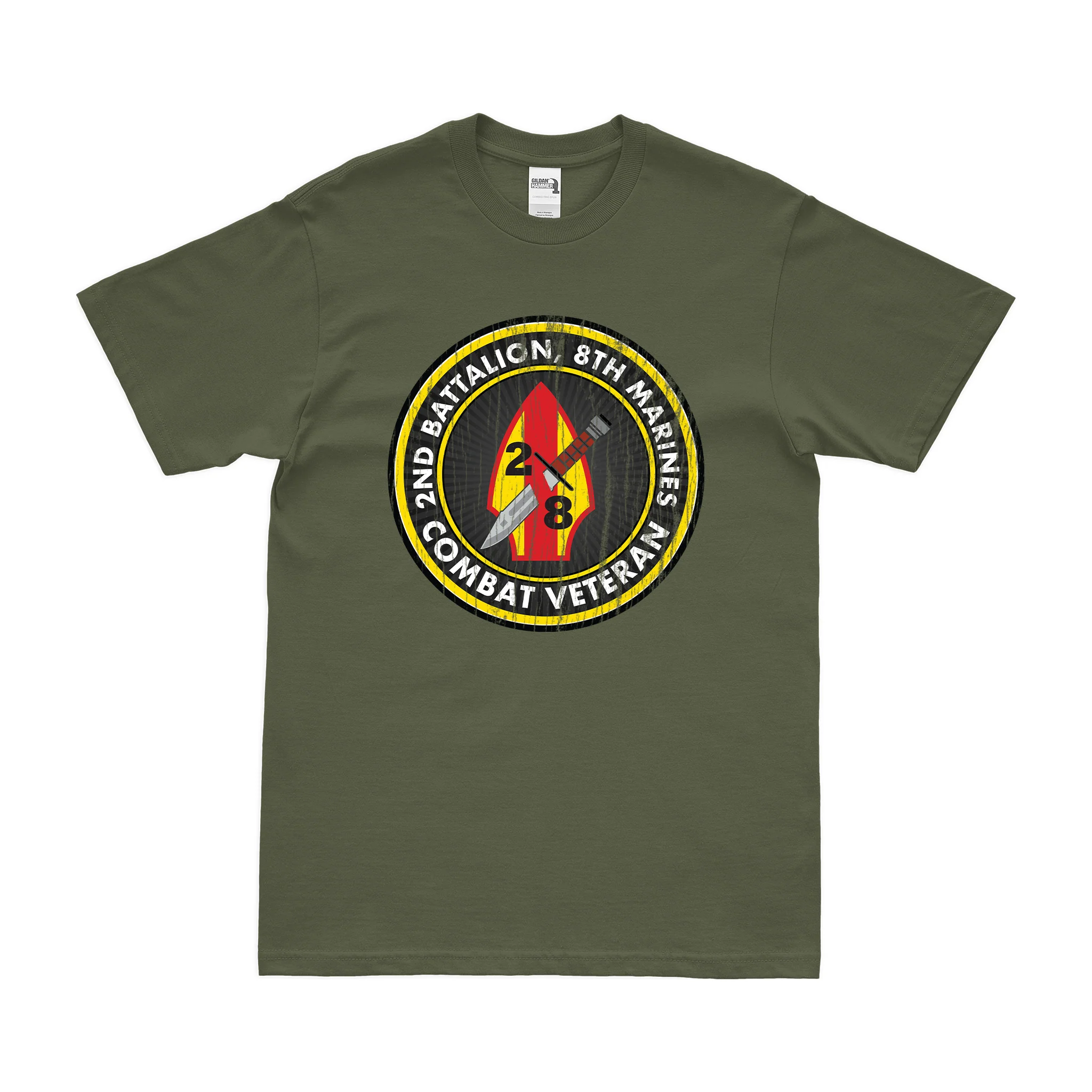 2/8 Marines Combat Veteran T-Shirt - Image 4