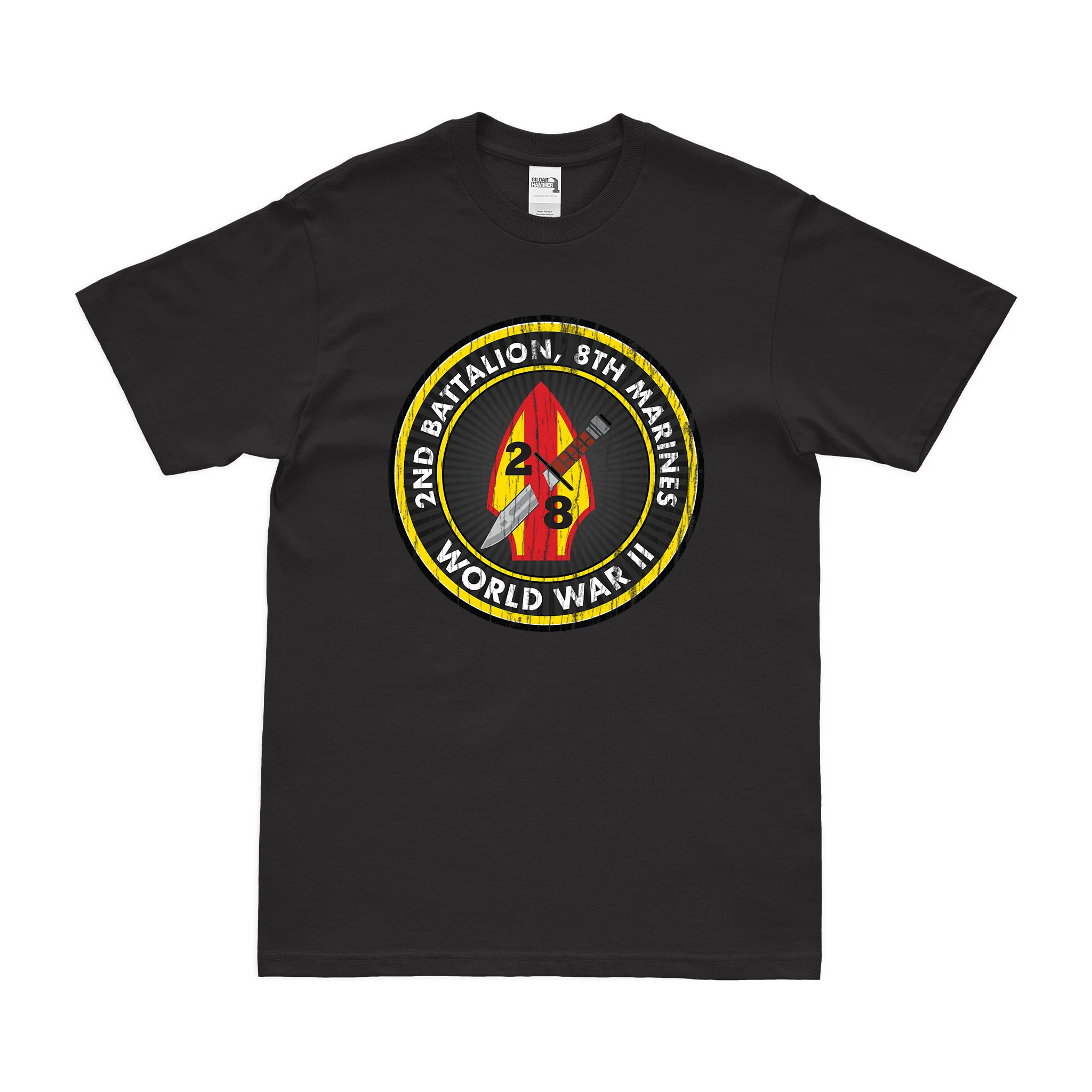 2/8 Marines World War II Legacy Veteran T-Shirt - Image 3