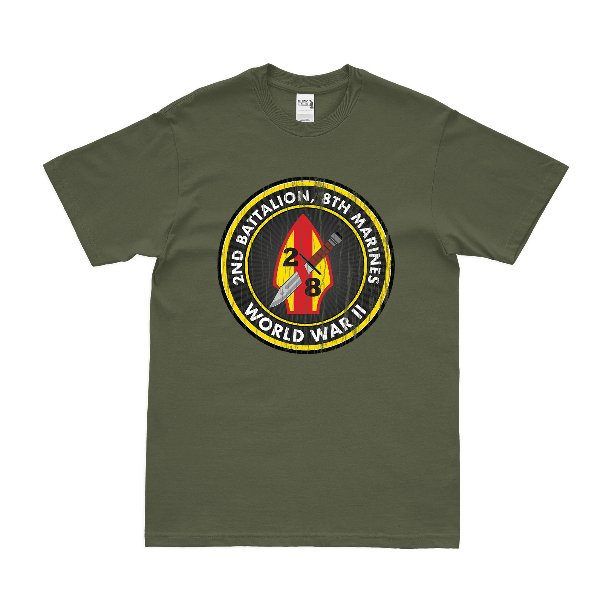 2/8 Marines World War II Legacy Veteran T-Shirt - Image 4