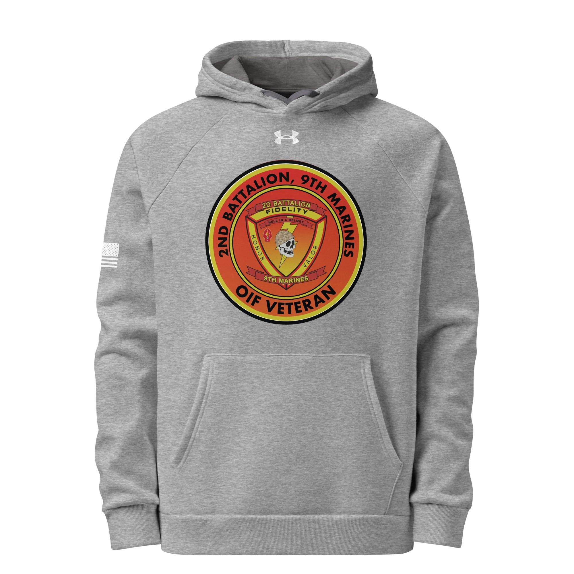 2/9 Marines OIF Veteran Under Armour® Hoodie - Image 9