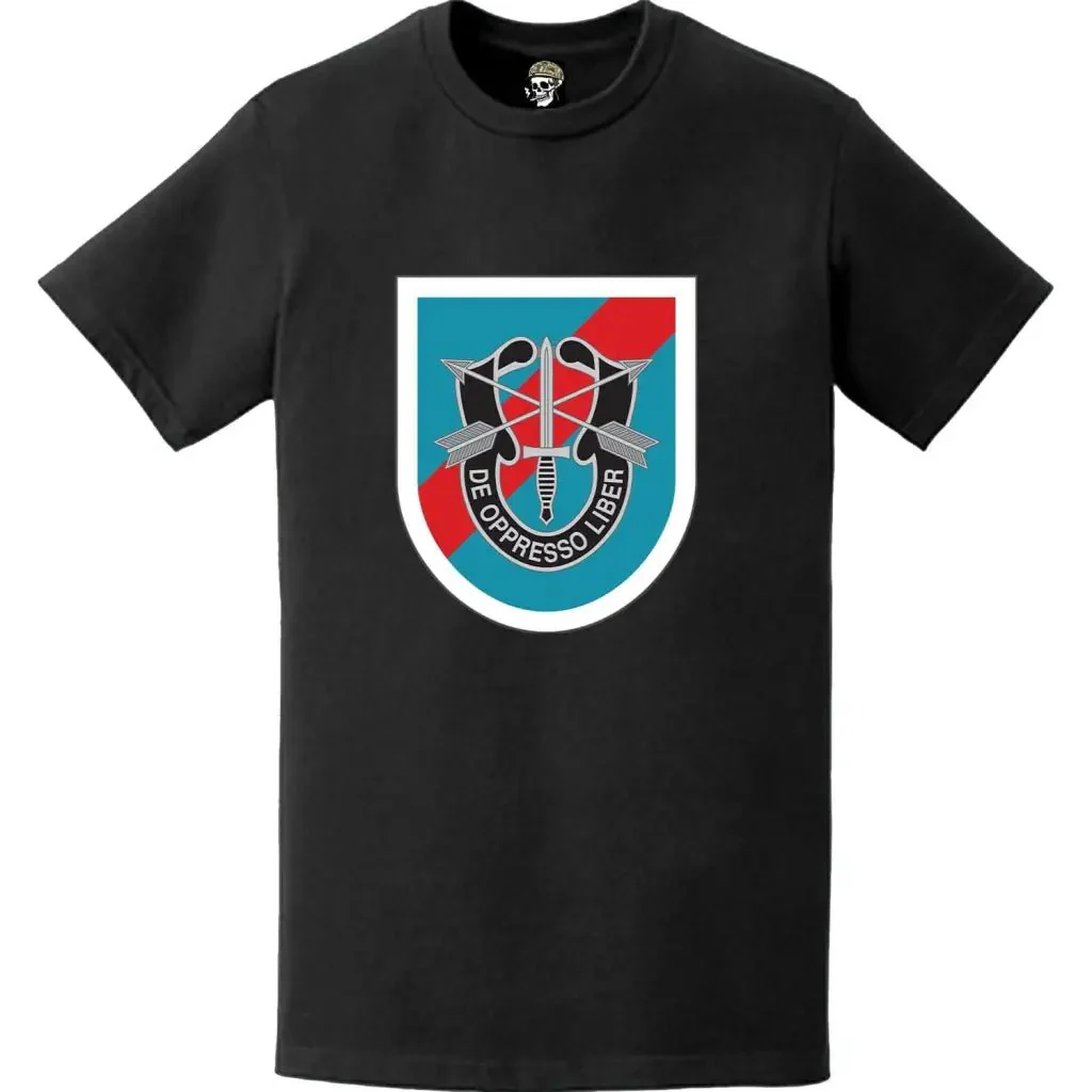 20th Special Forces Group (20th SFG) Beret Flash T-Shirt